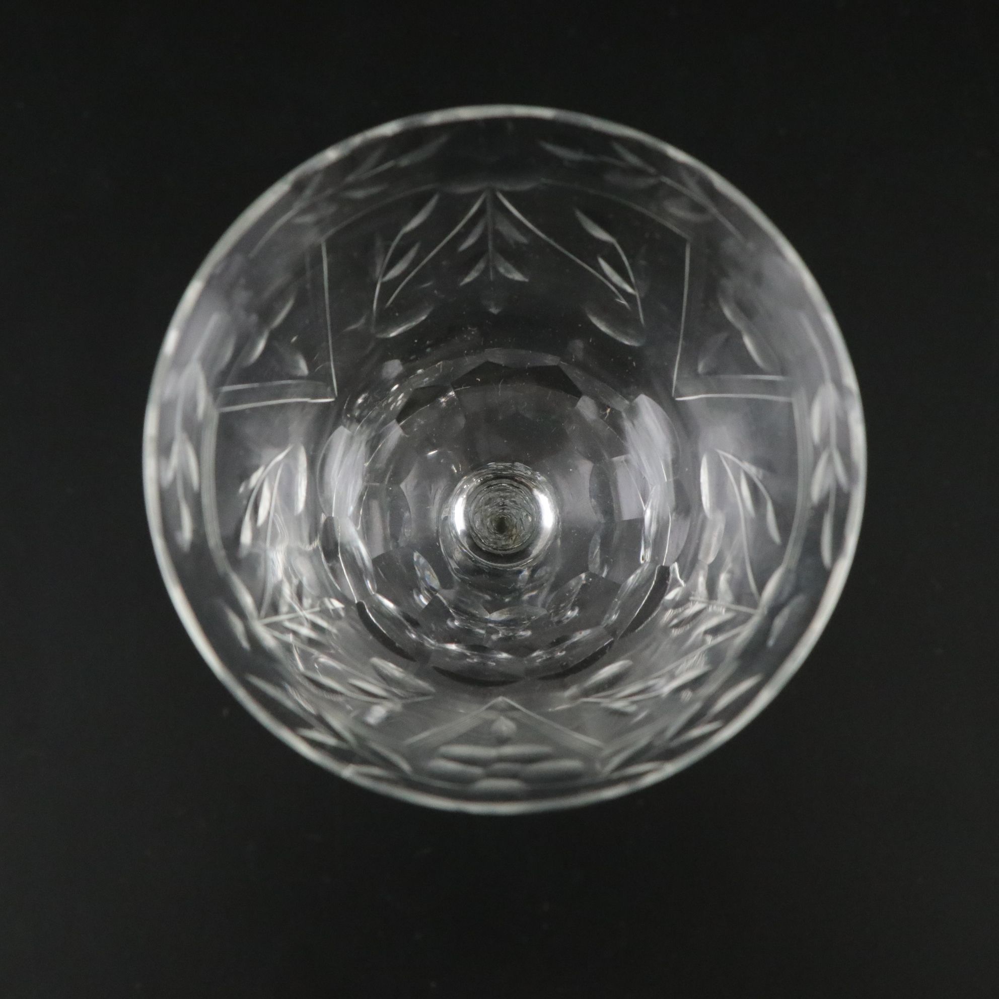 Optic Crystal Cordial, Wine, Juice and Champagne Glass Collection