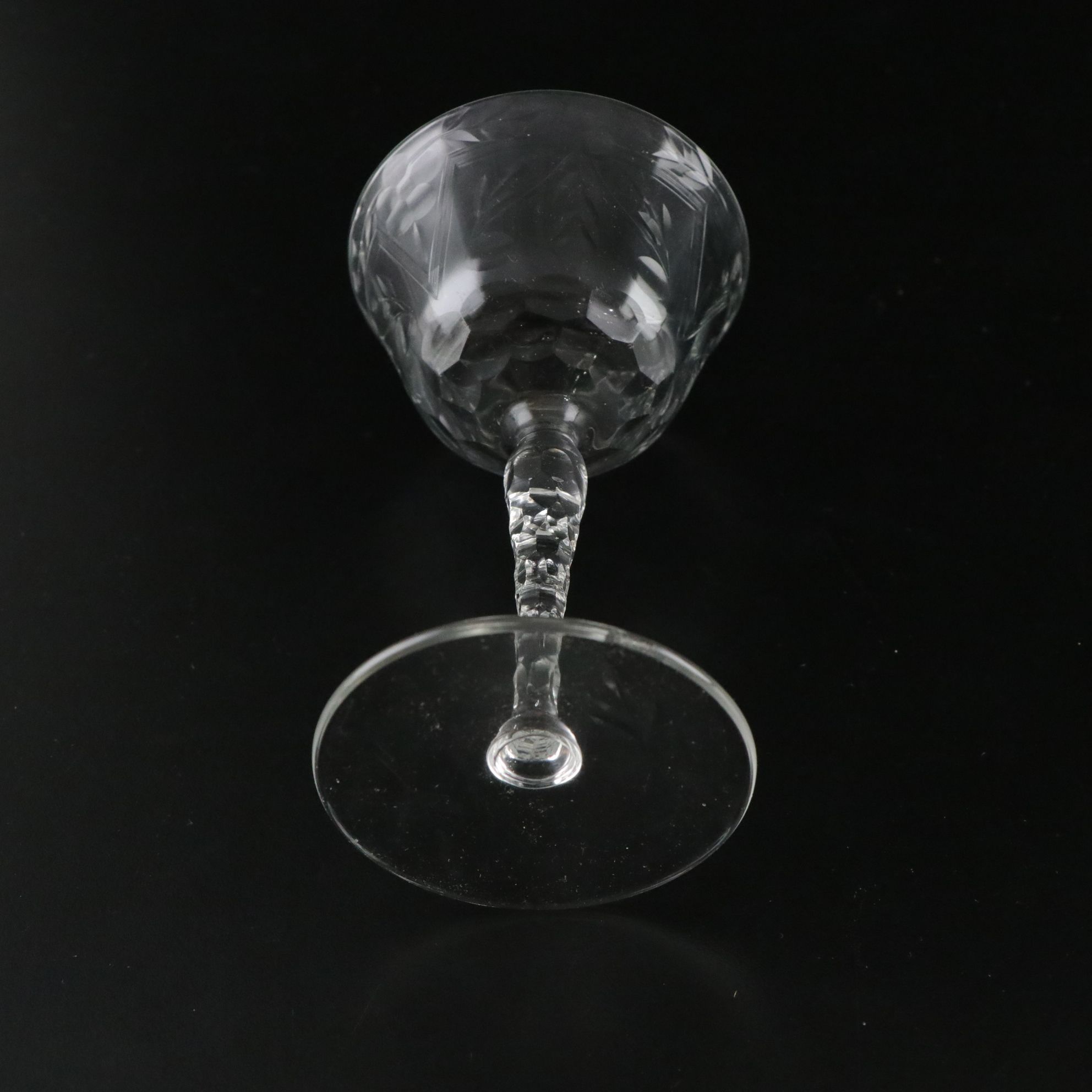 Optic Crystal Cordial, Wine, Juice and Champagne Glass Collection