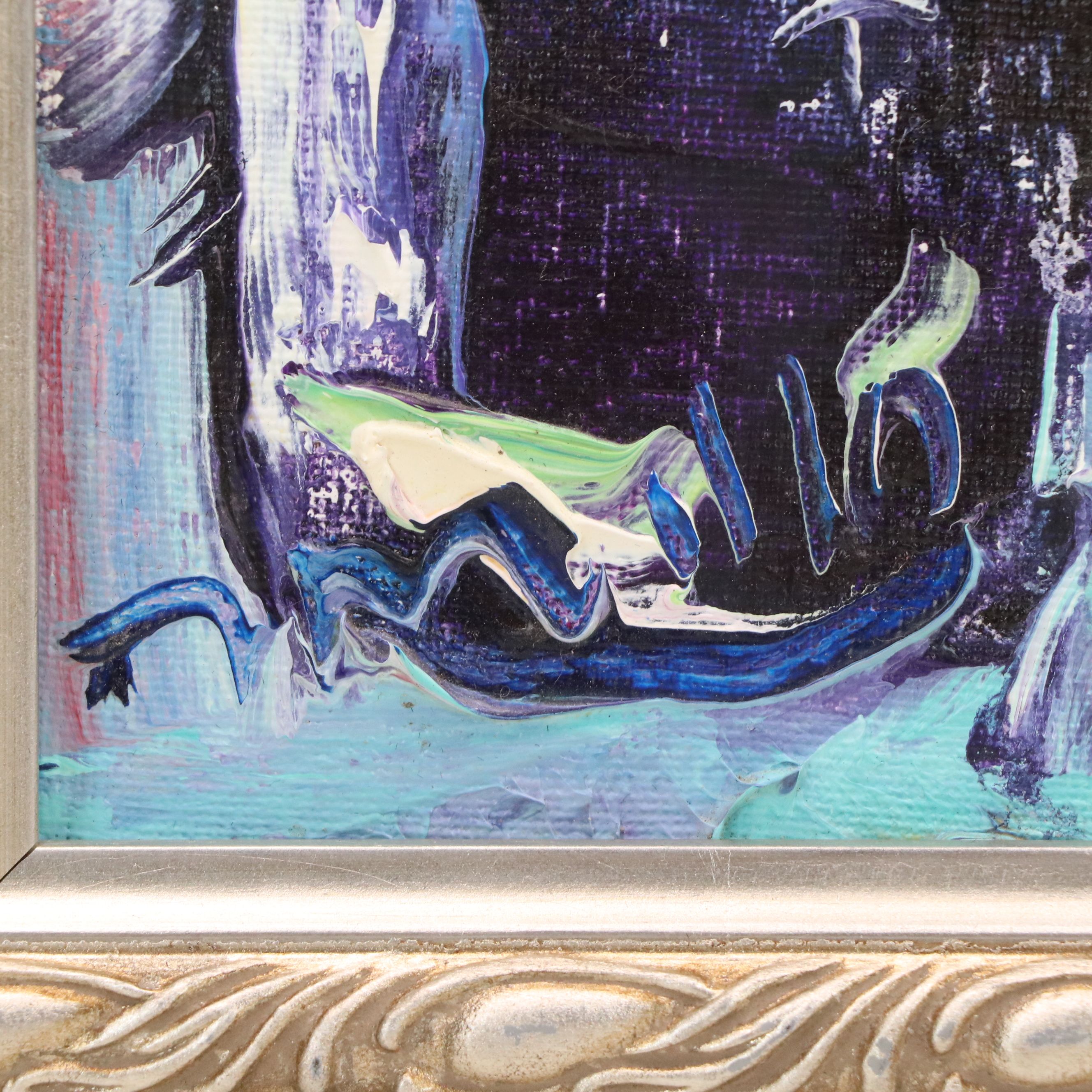 Jose Trujillo Oil Painting "Wine Bottles," 2016