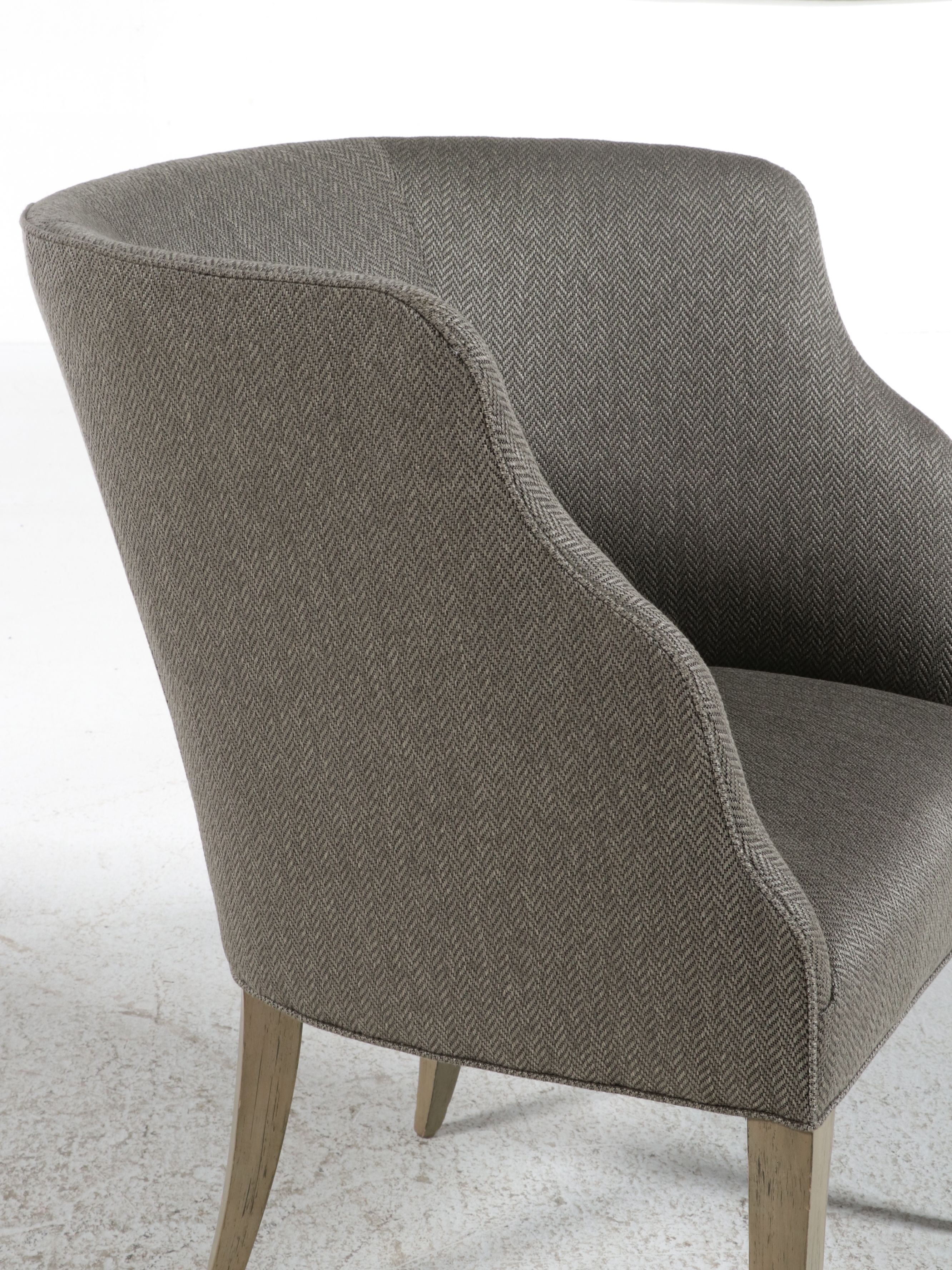 Pair of Contemporary Upholstered Armchairs, 21st Century