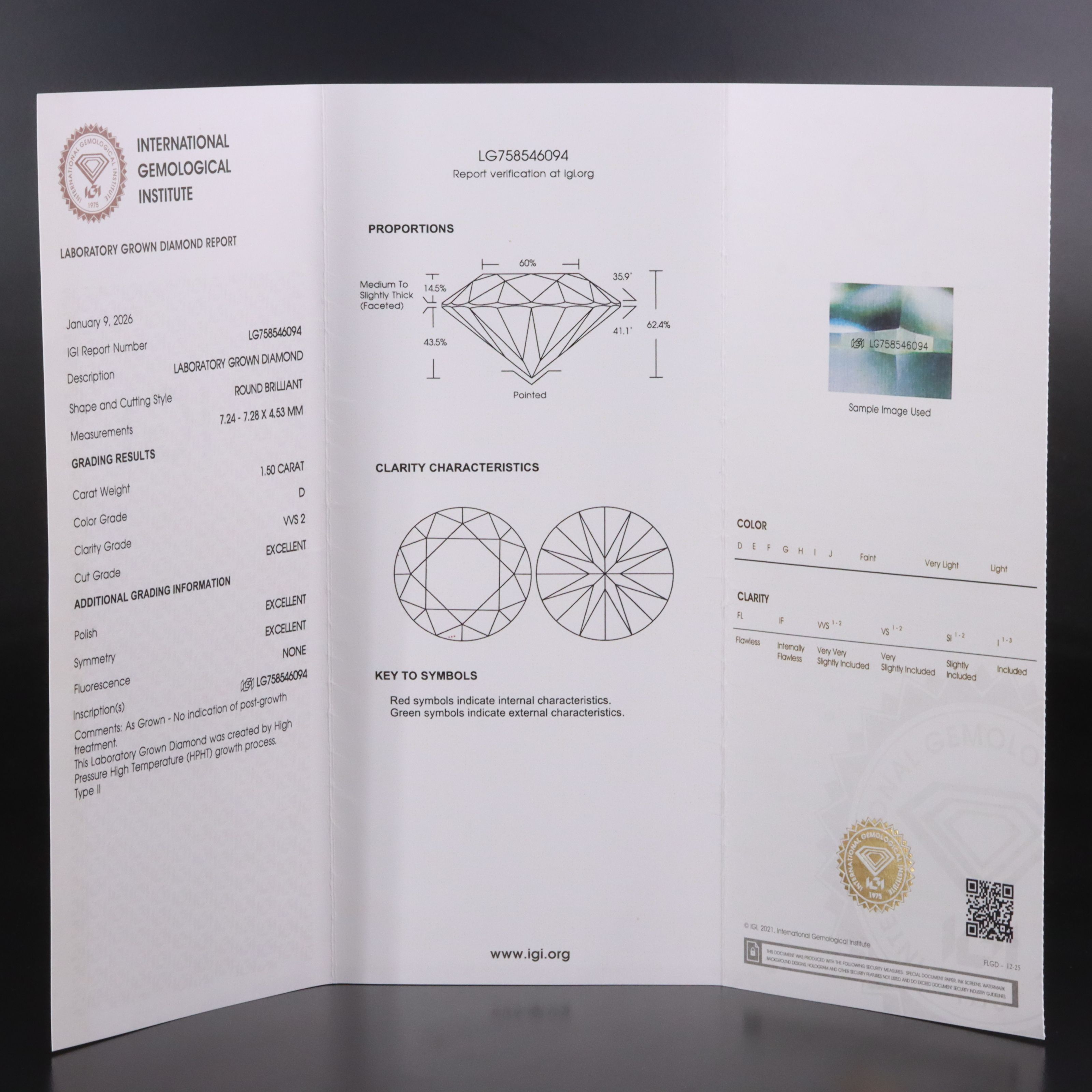 Platinum 3.00 CTW Lab Grown Diamond Solitaire Earrings with IGI Reports