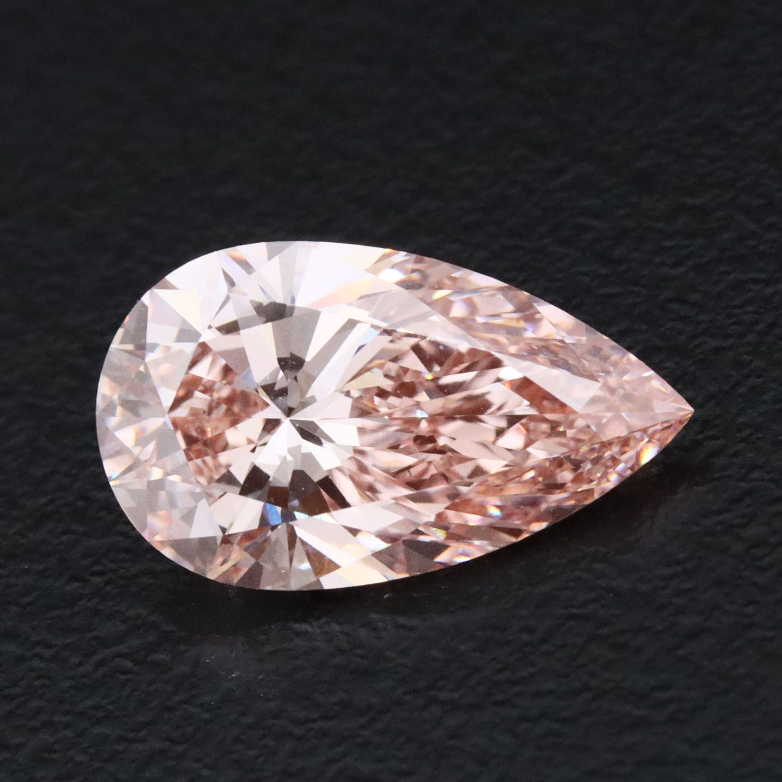 Loose 3.02 CT Lab Grown Fancy Vivid Pink Diamond with IGI Report