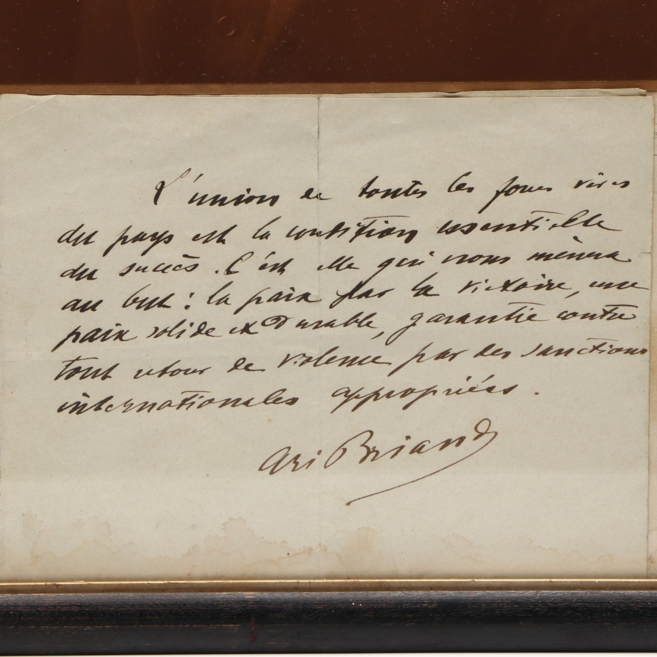 Paul Von Hindenburg, Rufus Isaacs and Aristide Briand Signed Photographs