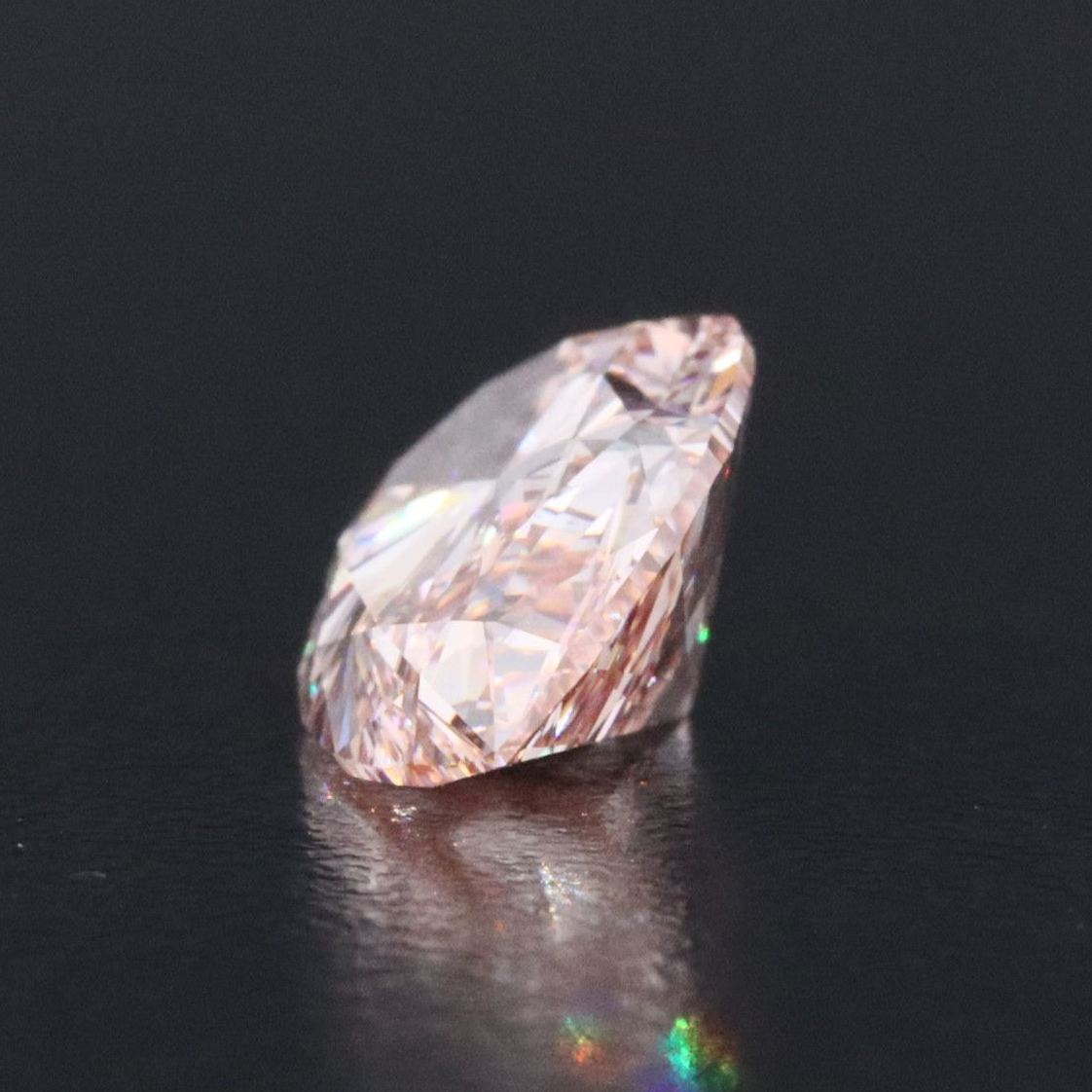Loose 3.02 CT Lab Grown Fancy Vivid Pink Diamond with IGI Report