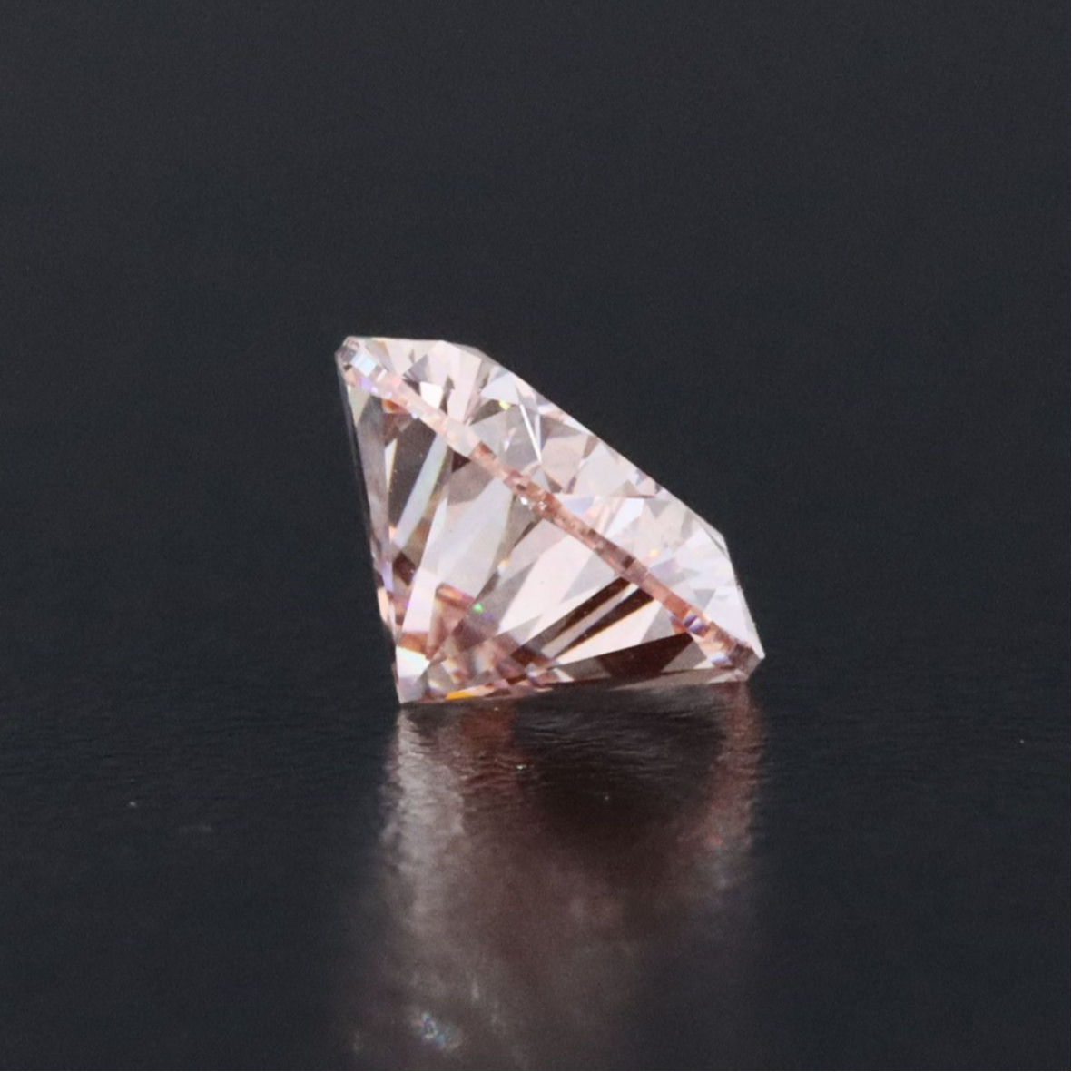 Loose 3.02 CT Lab Grown Fancy Vivid Pink Diamond with IGI Report