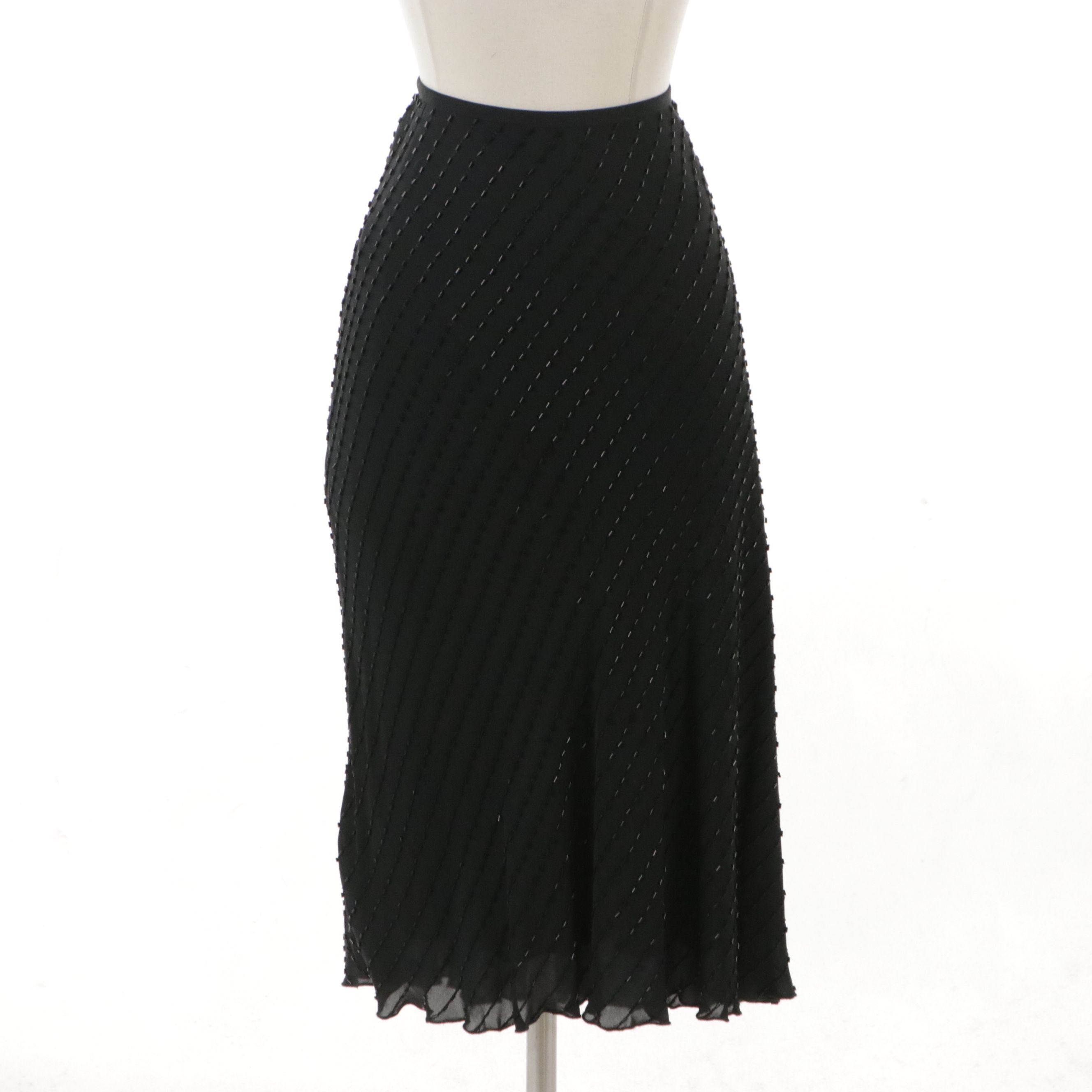 Tommy Hilfiger Beaded Silk Tank Top, Lauren Ralph Lauren Skirt, Other Scarf