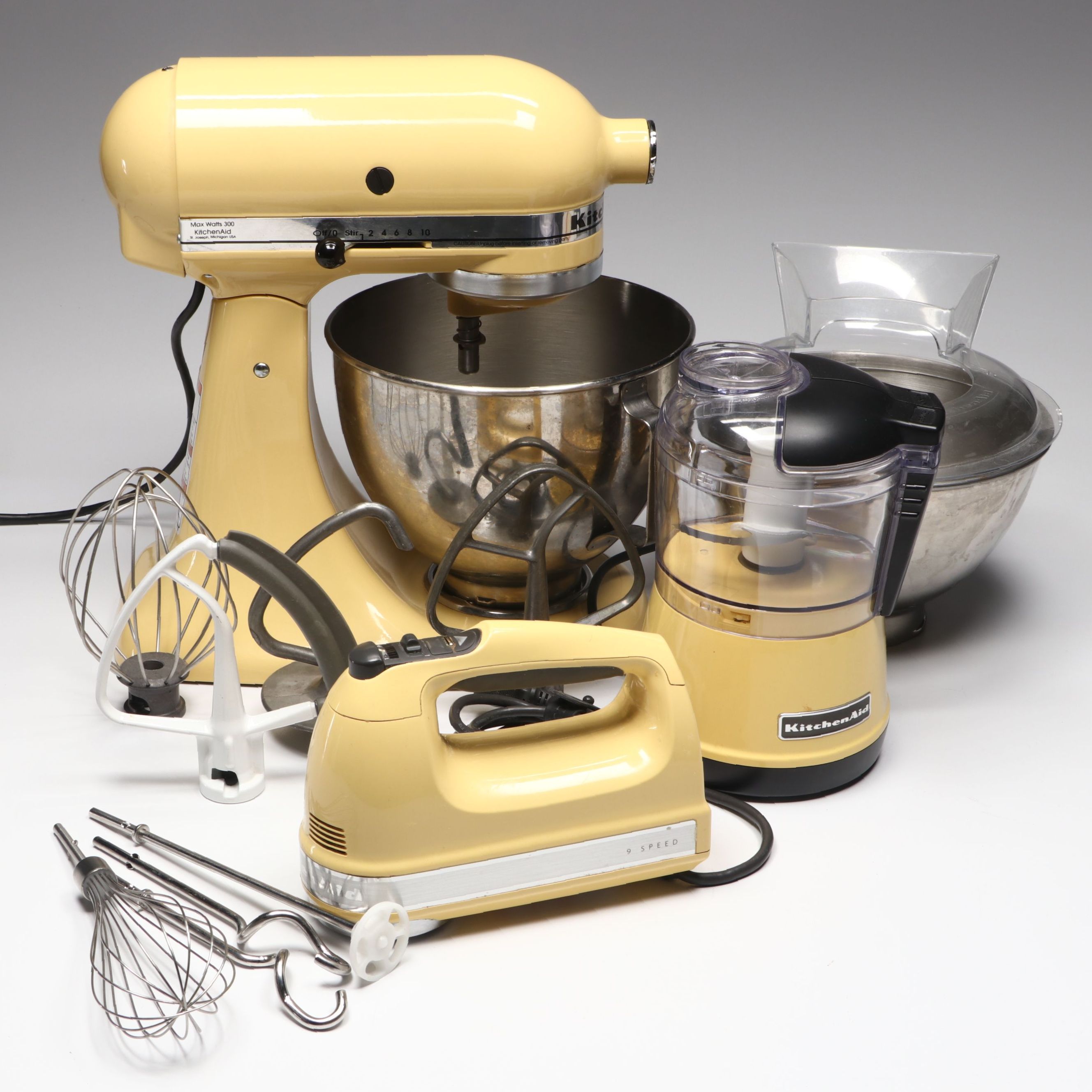 KitchenAid Mixers and Food Processor with More Kitchenware