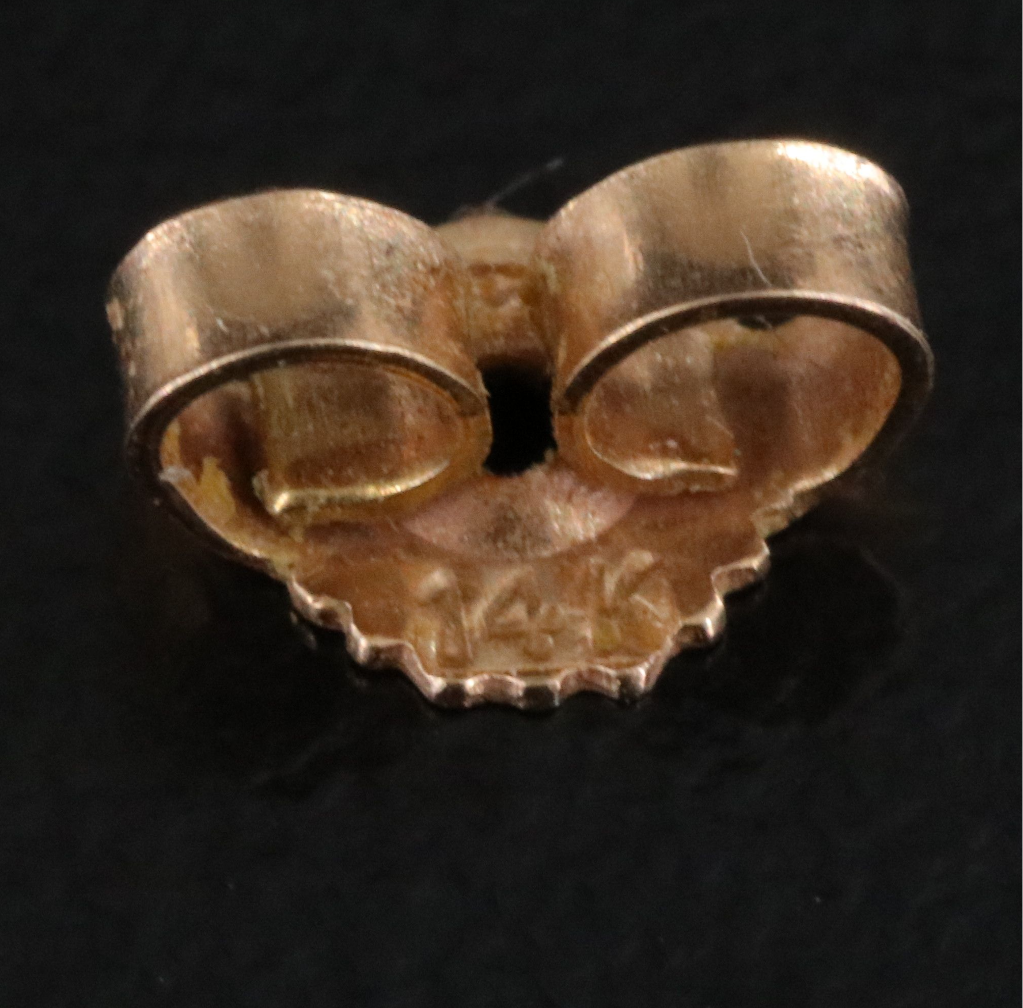 14K Pearl Stud Earrings