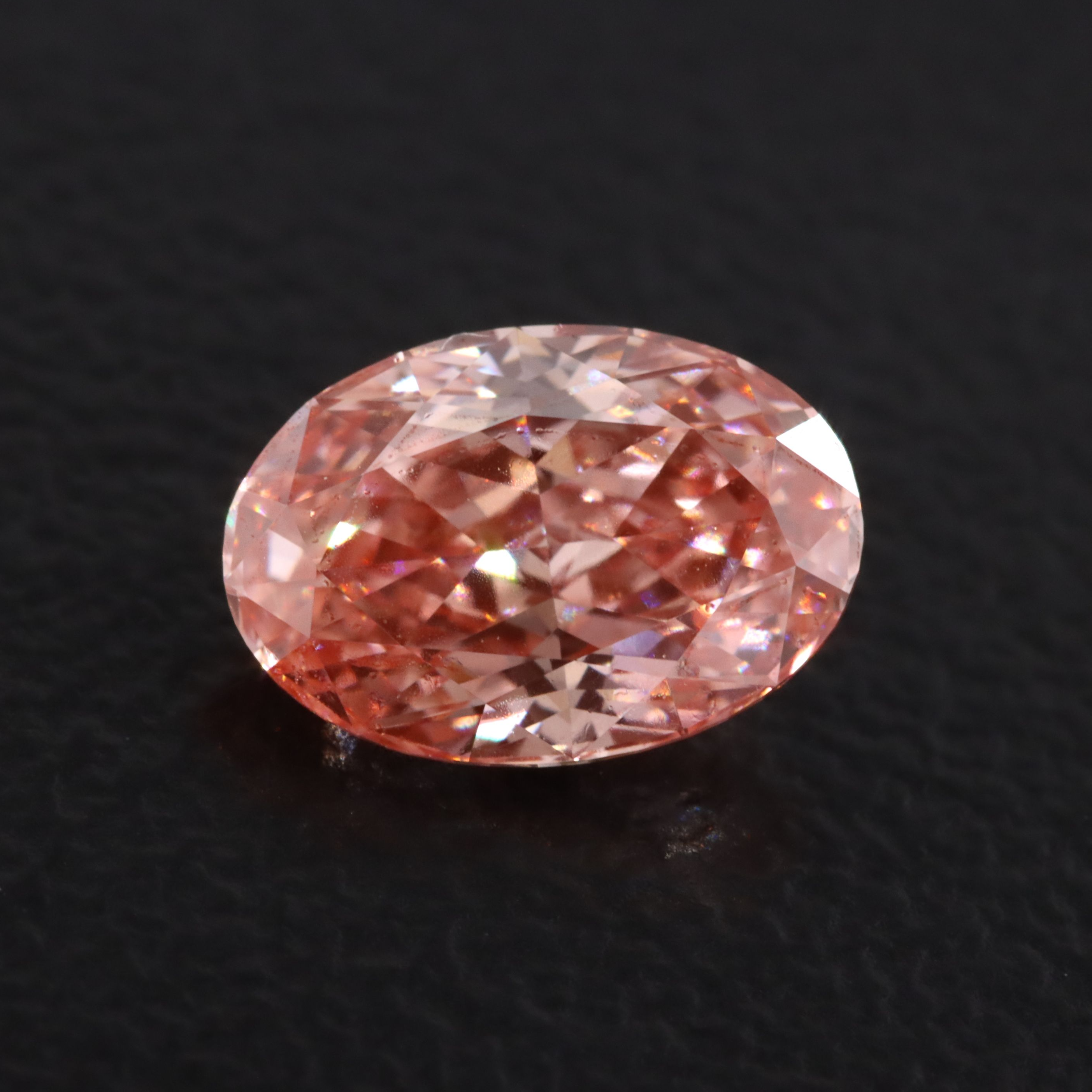 Loose 1.04 CT Lab Grown Fancy Vivid Pink Diamond with IGI Report