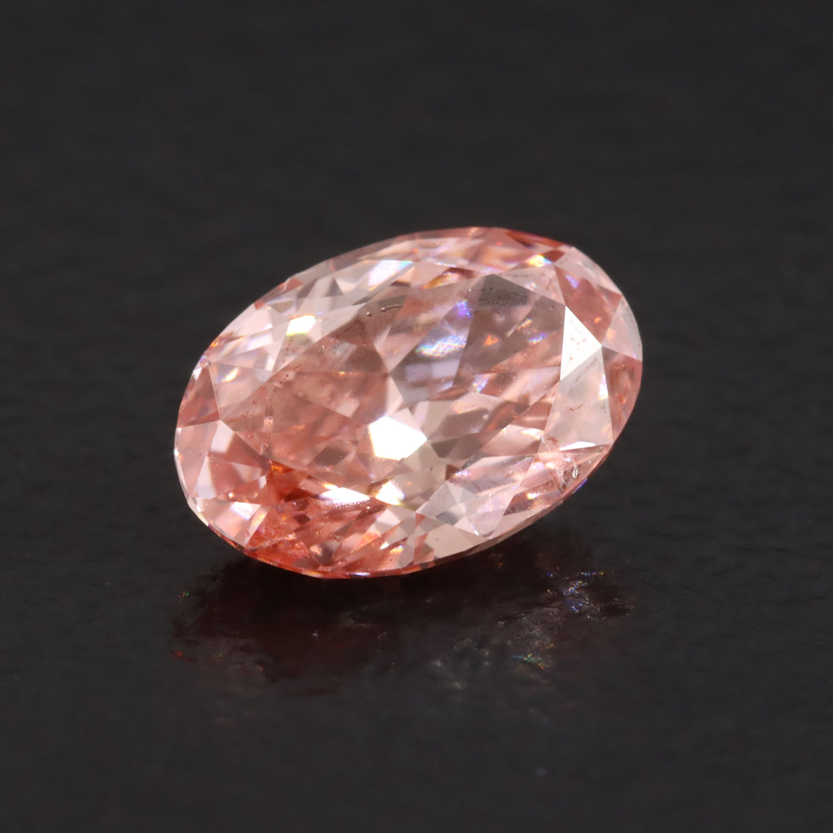 Loose 1.04 CT Lab Grown Fancy Vivid Pink Diamond with IGI Report