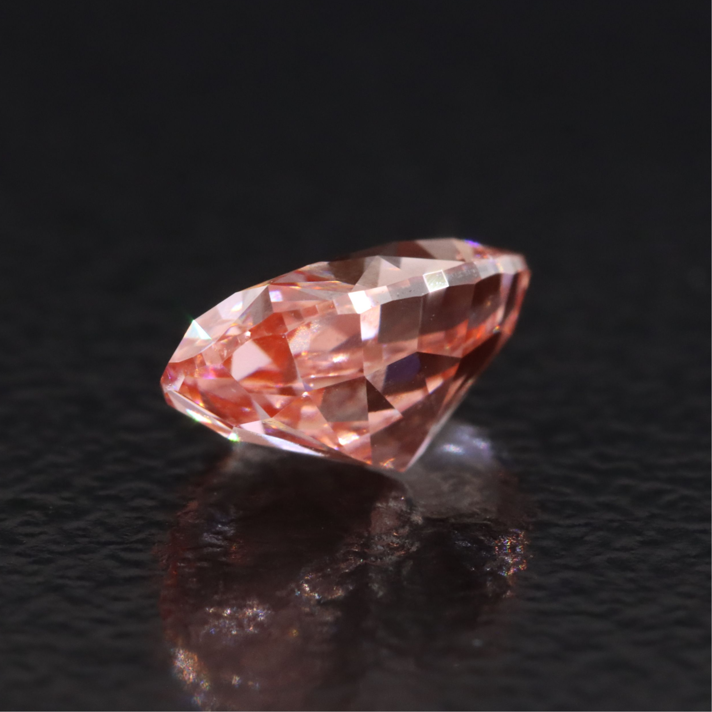 Loose 1.04 CT Lab Grown Fancy Vivid Pink Diamond with IGI Report
