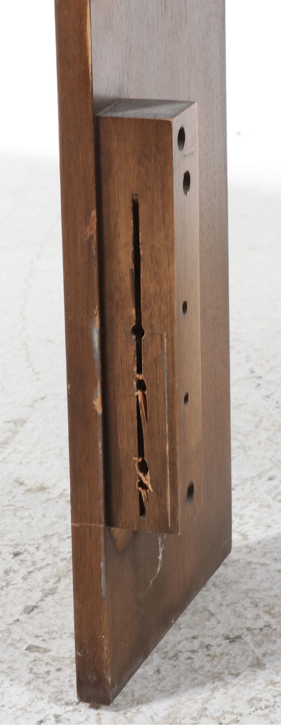 Mid Century Modern Full Size Walnut Bookcase Headboard