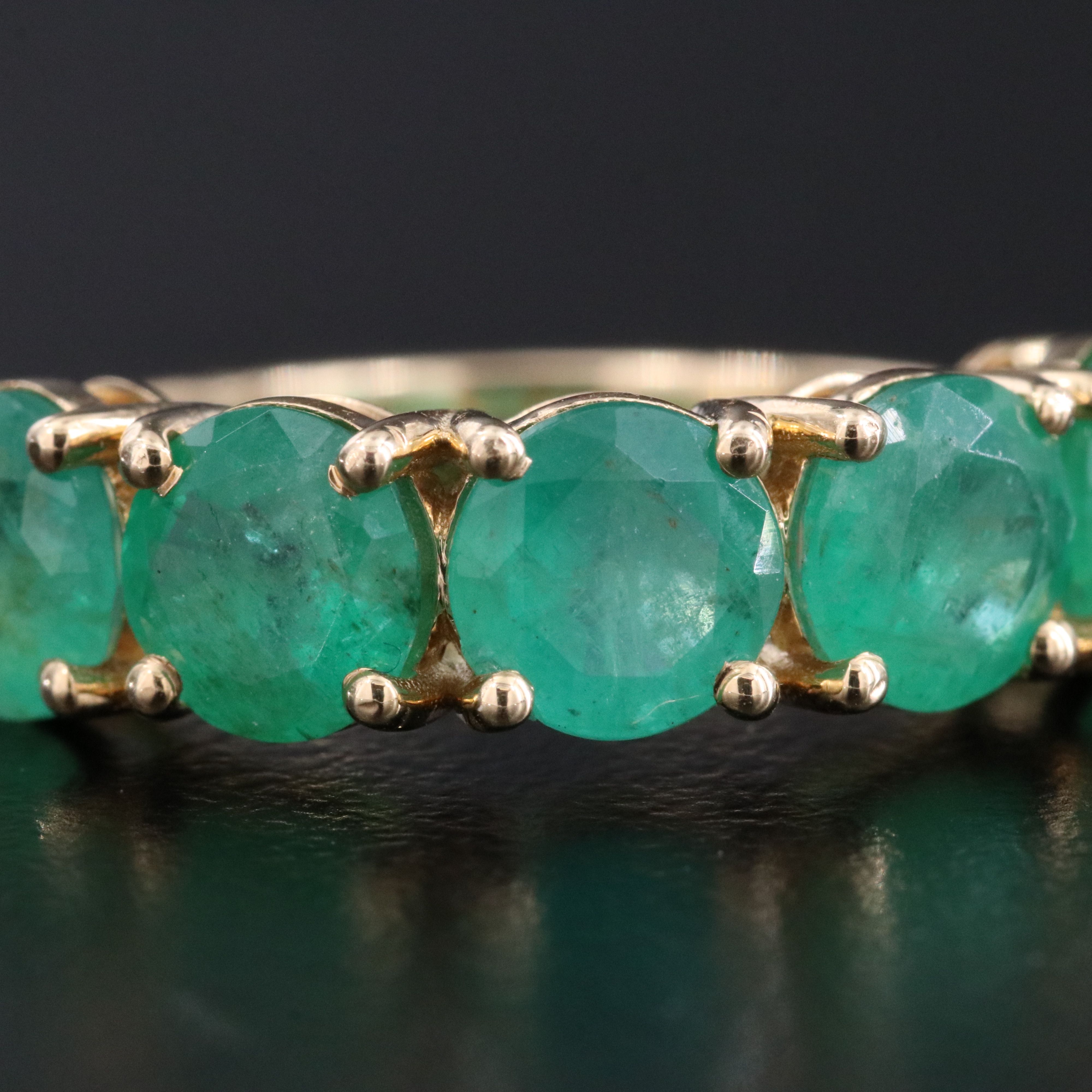 14K 3.60 CTW Emerald Ring