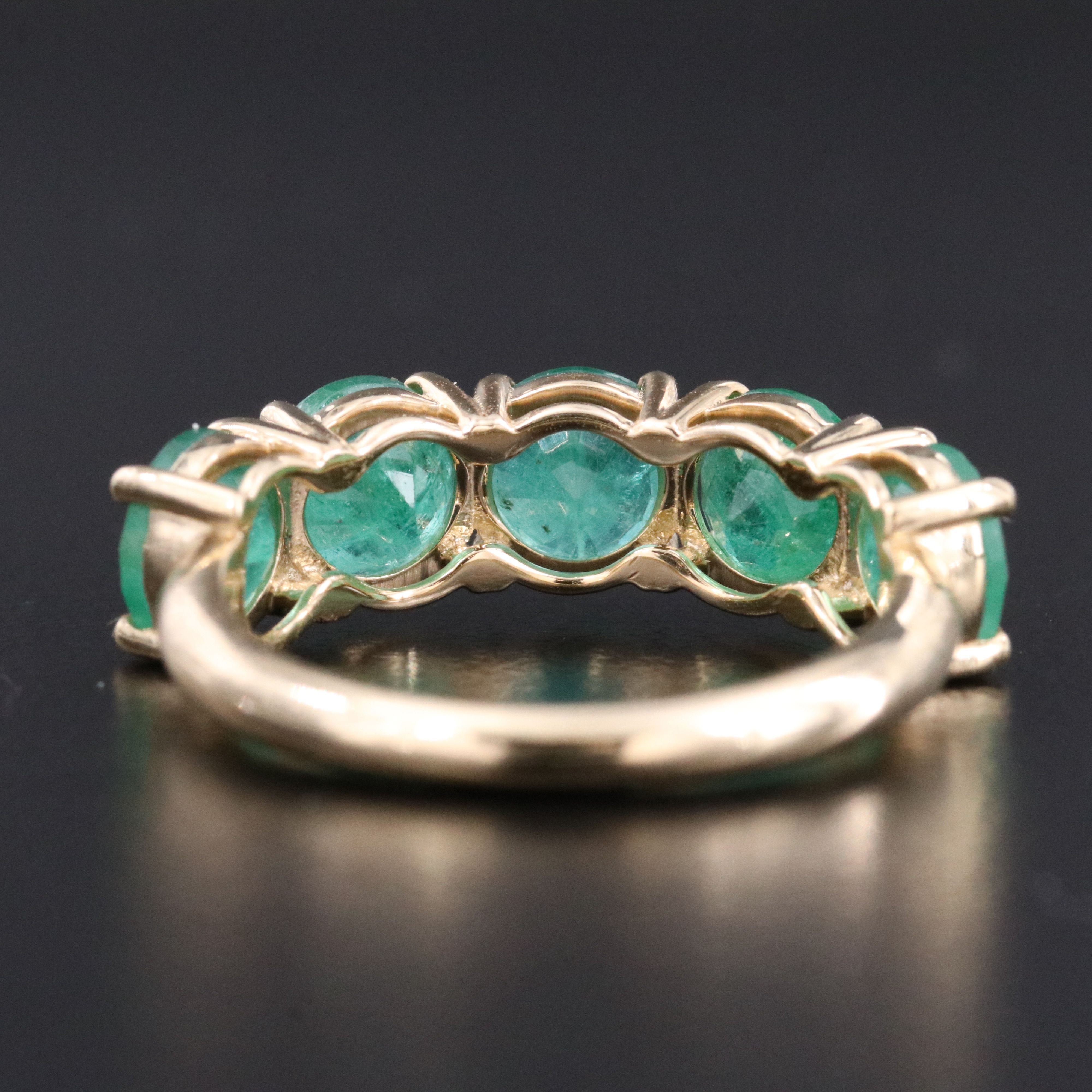 14K 3.60 CTW Emerald Ring