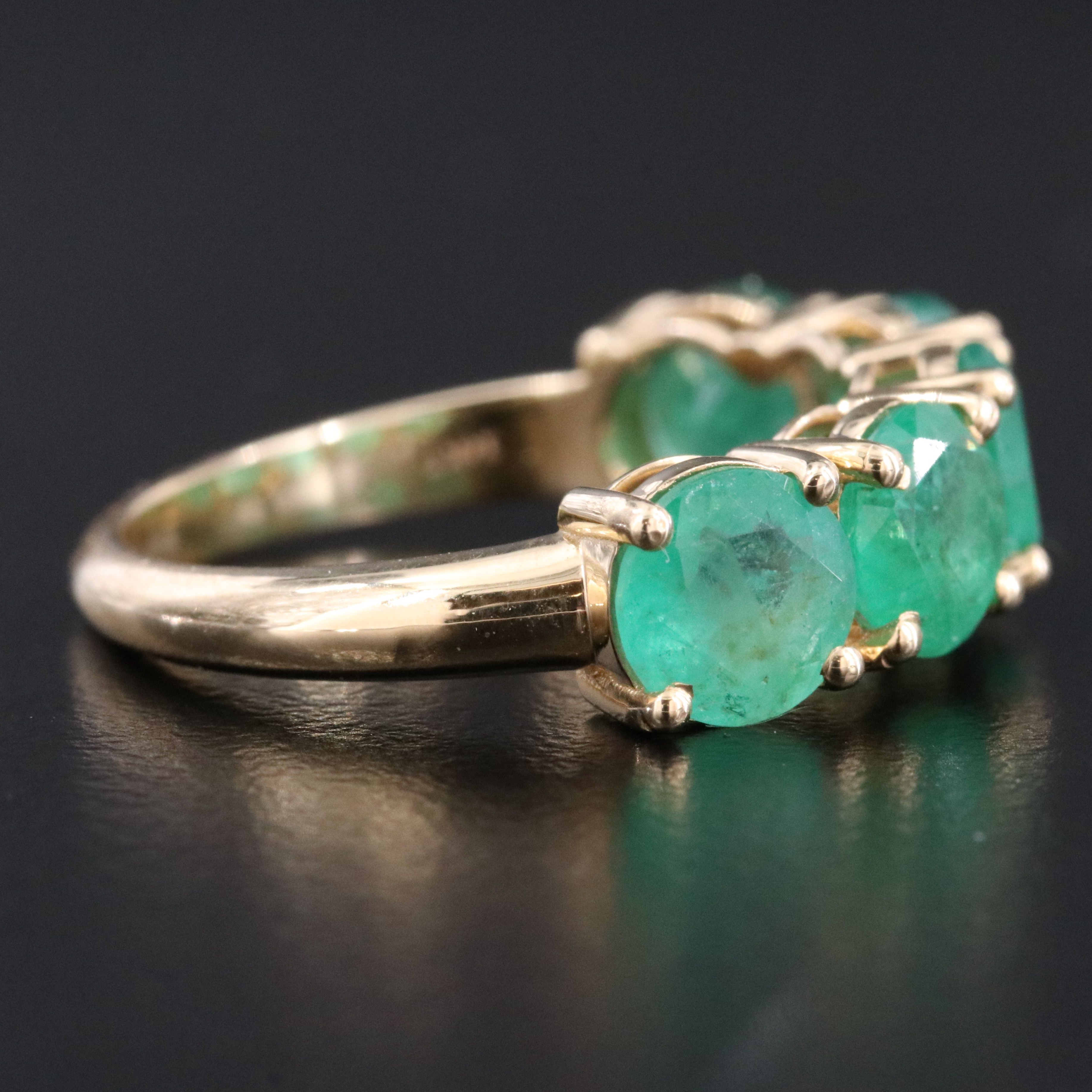 14K 3.60 CTW Emerald Ring