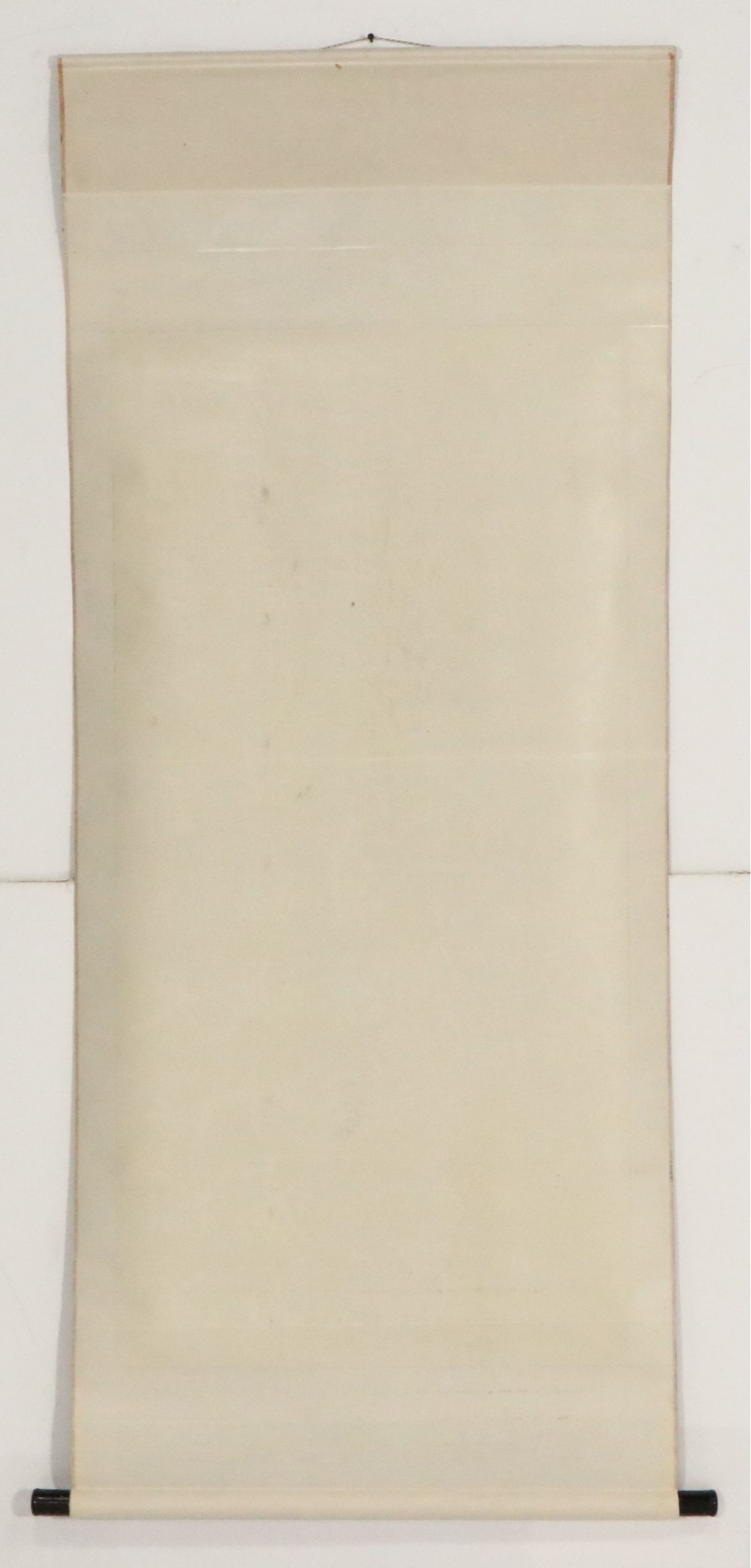 Chinese Scroll of Tang Dynasty Poem "Night Mooring at Maple Bridge" (楓橋夜泊)