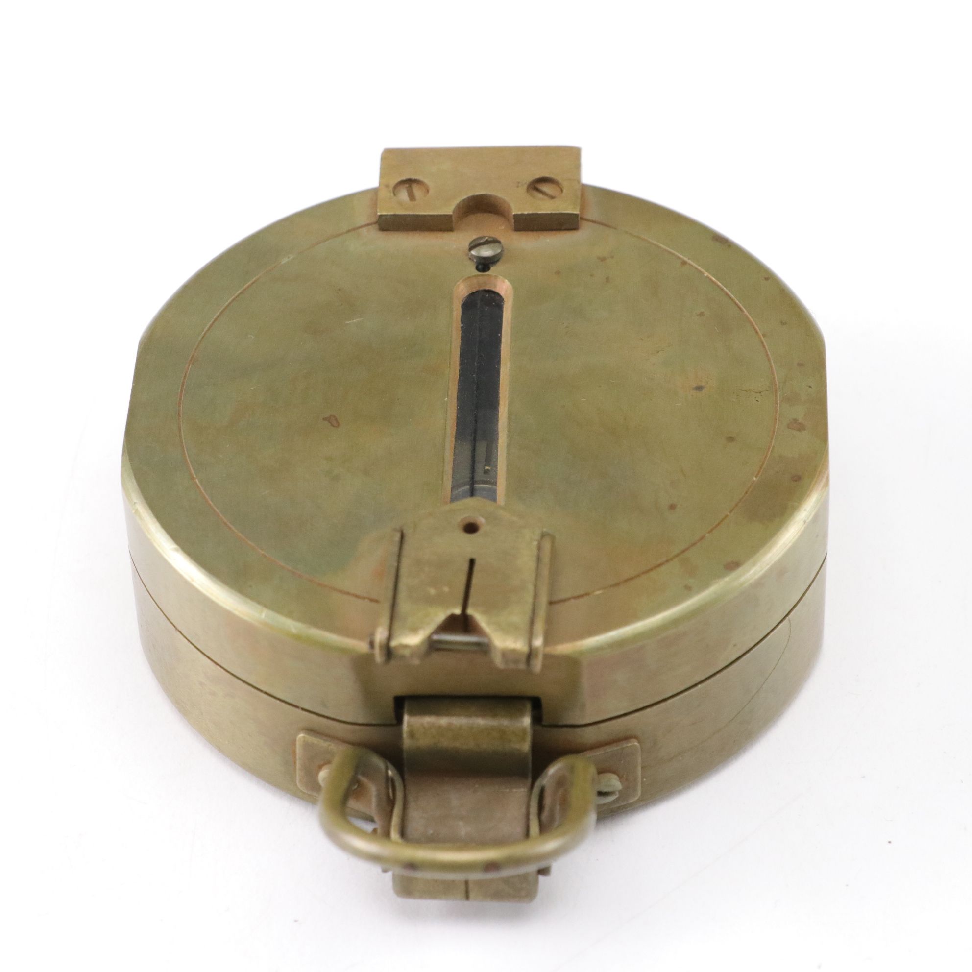 Brass Nautical Compasses with Binoculars and Stamp Seal