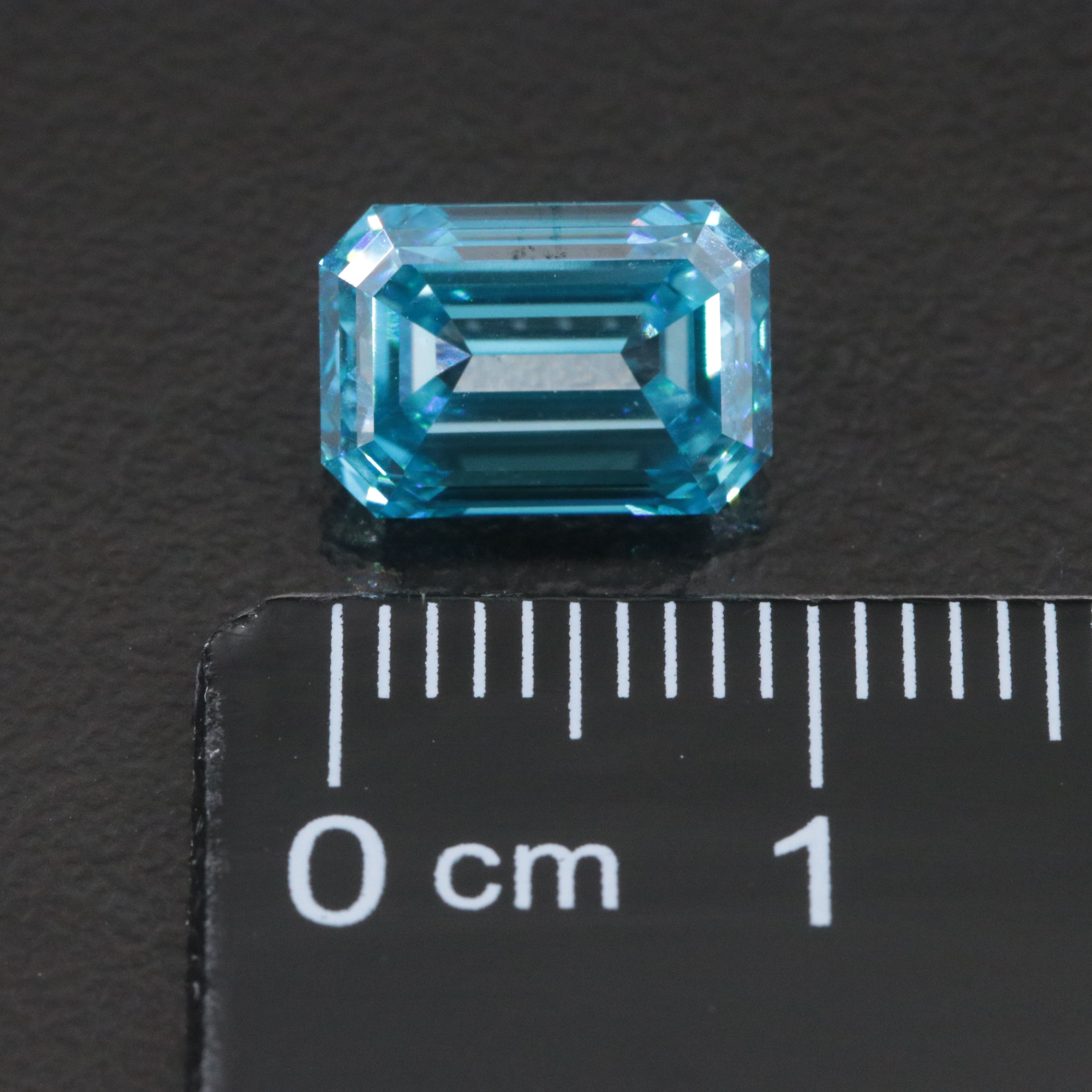 Loose 3.03 CT Lab Grown Fancy Vivid Blue Diamond with IGI Report