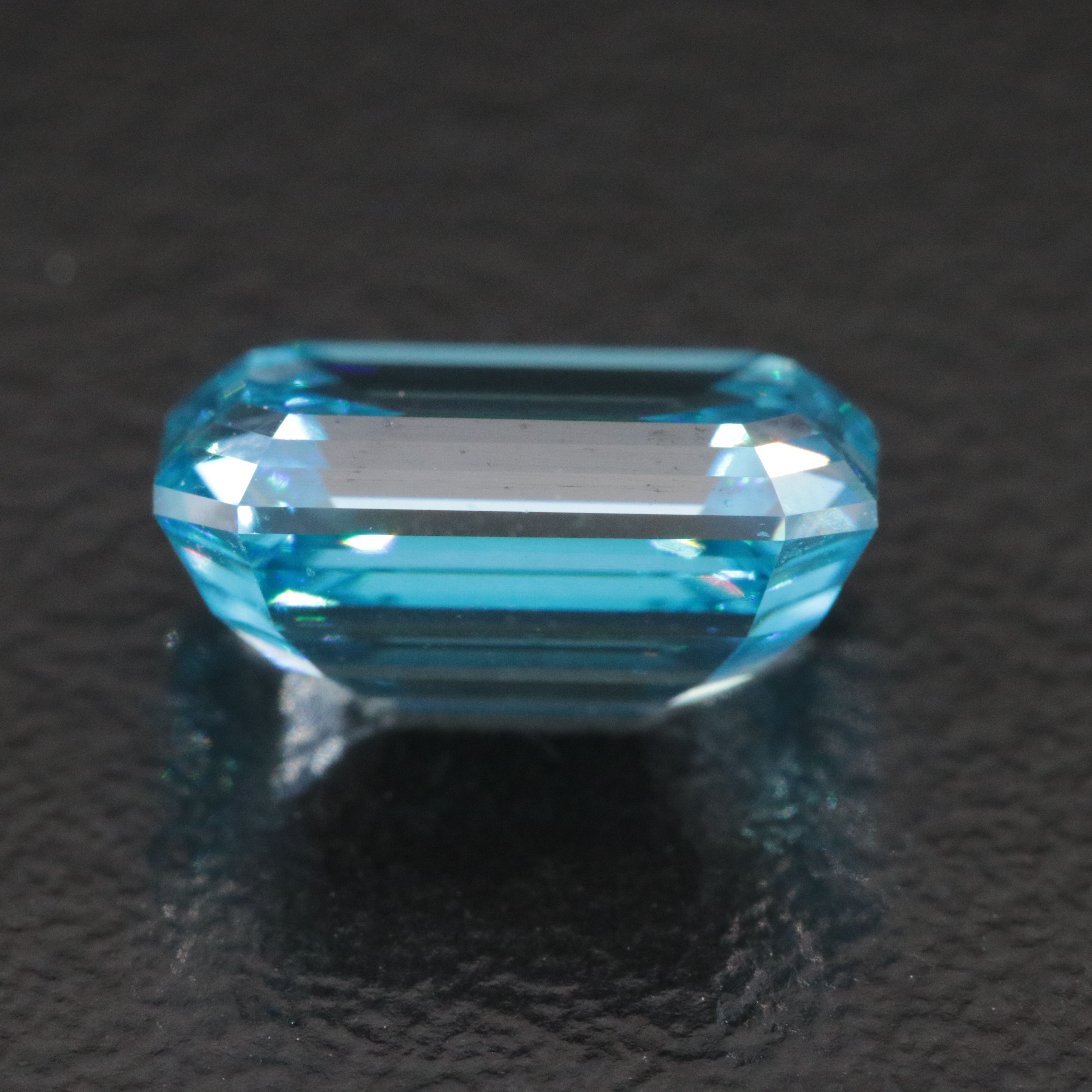 Loose 3.03 CT Lab Grown Fancy Vivid Blue Diamond with IGI Report
