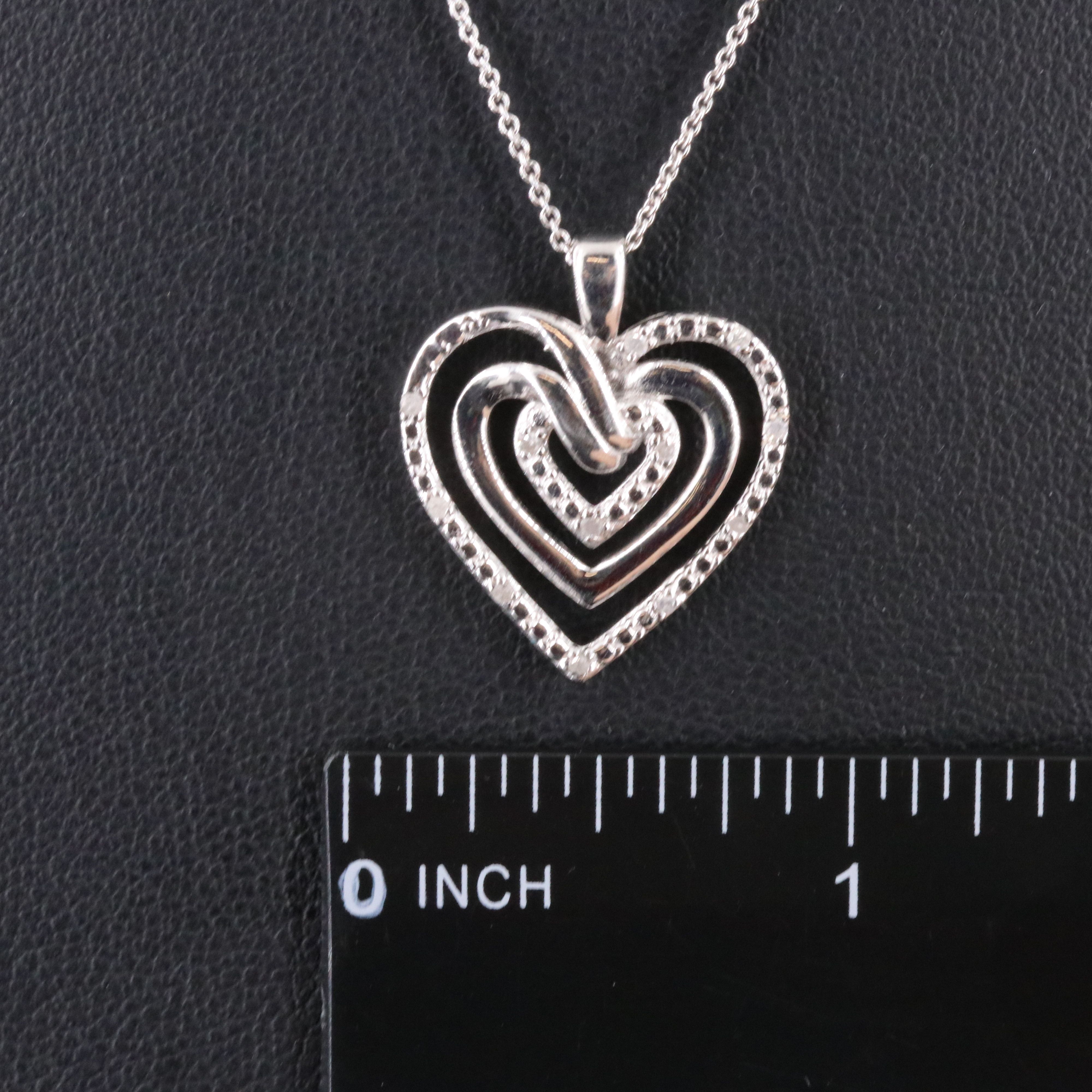 Sterling Pendant Necklaces Including Diamond, Citrine and CZ