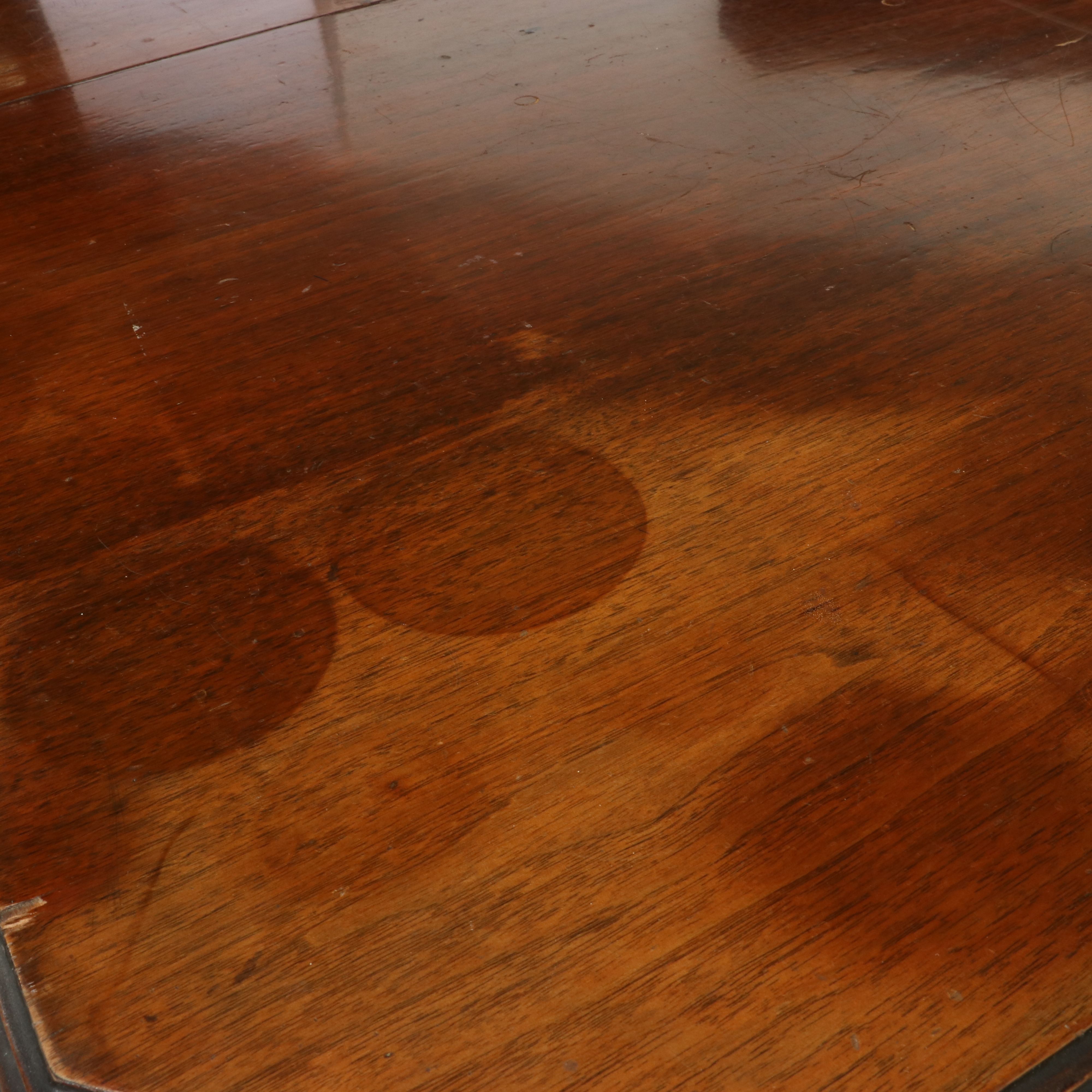 Renaissance Revival Walnut Dining Table, Late 19th to Early 20th Century