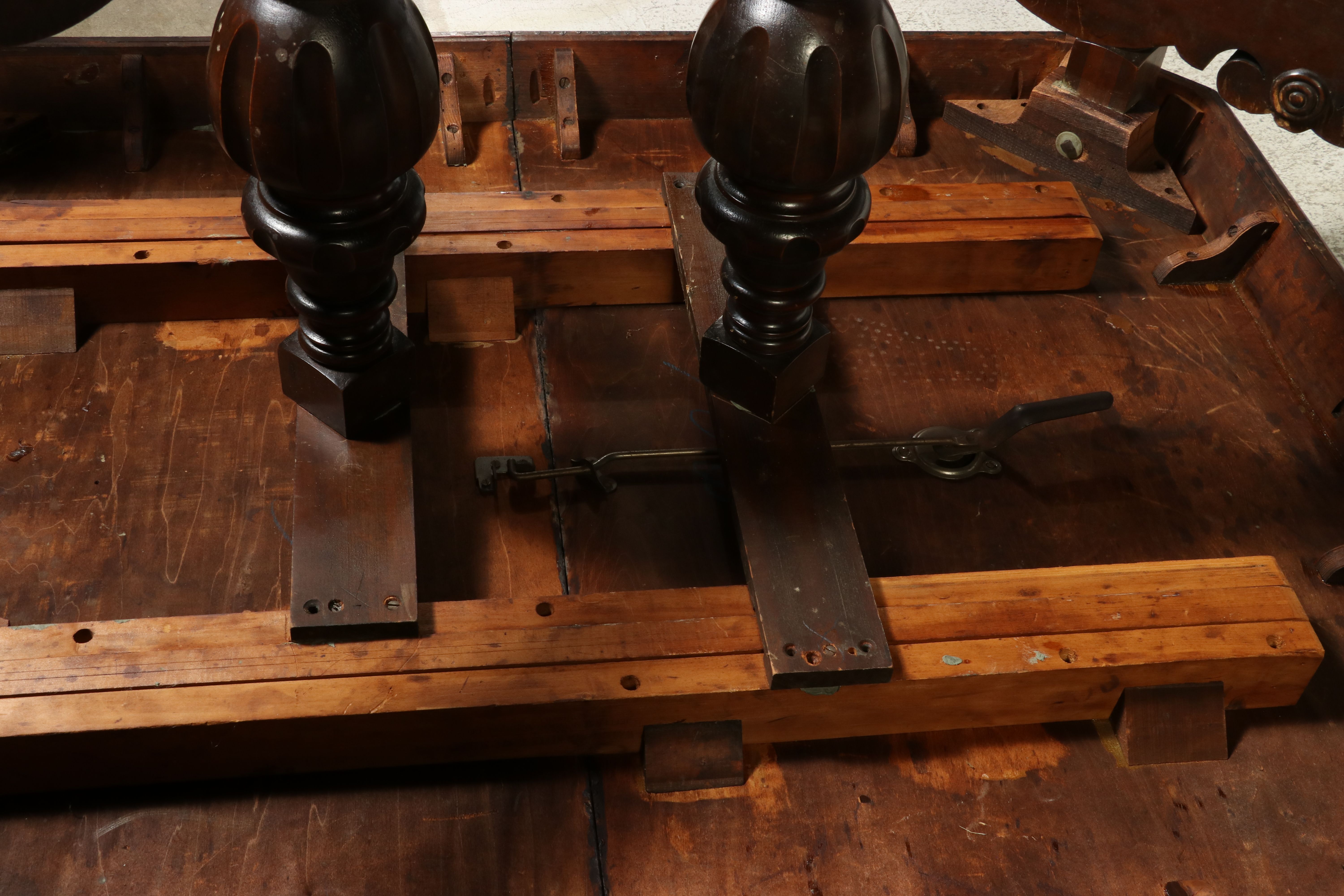 Renaissance Revival Walnut Dining Table, Late 19th to Early 20th Century