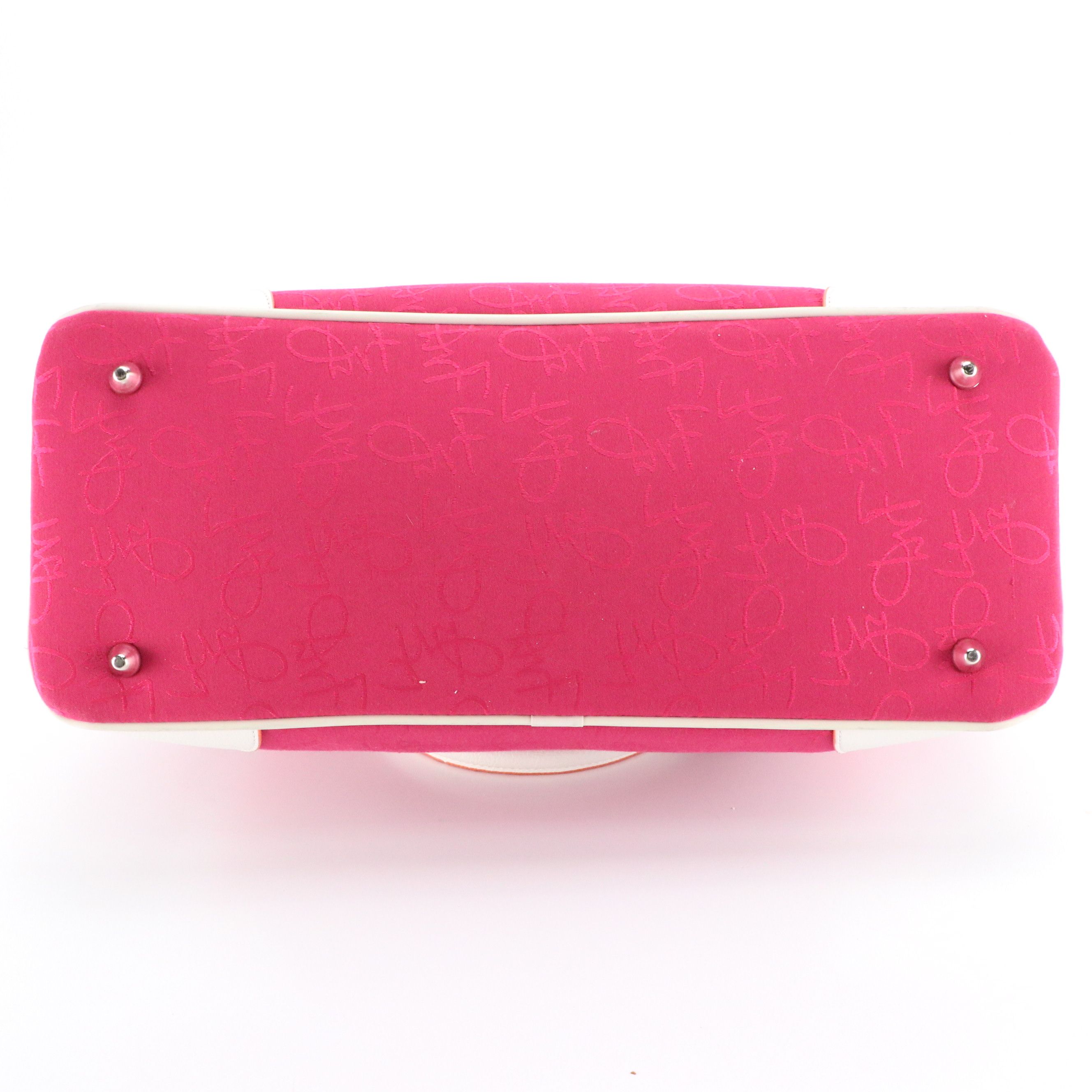 Studio by Diane Von Furstenberg Two-Way Travel Bags in Leather Trimmed Canvas