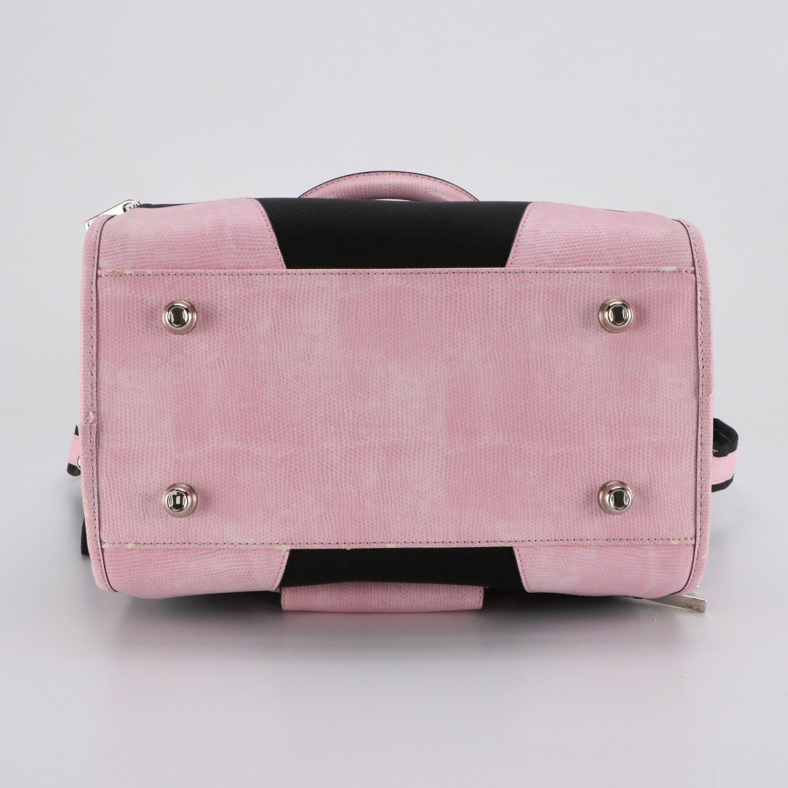 Studio by Diane Von Furstenberg Two-Way Travel Bags in Leather Trimmed Canvas