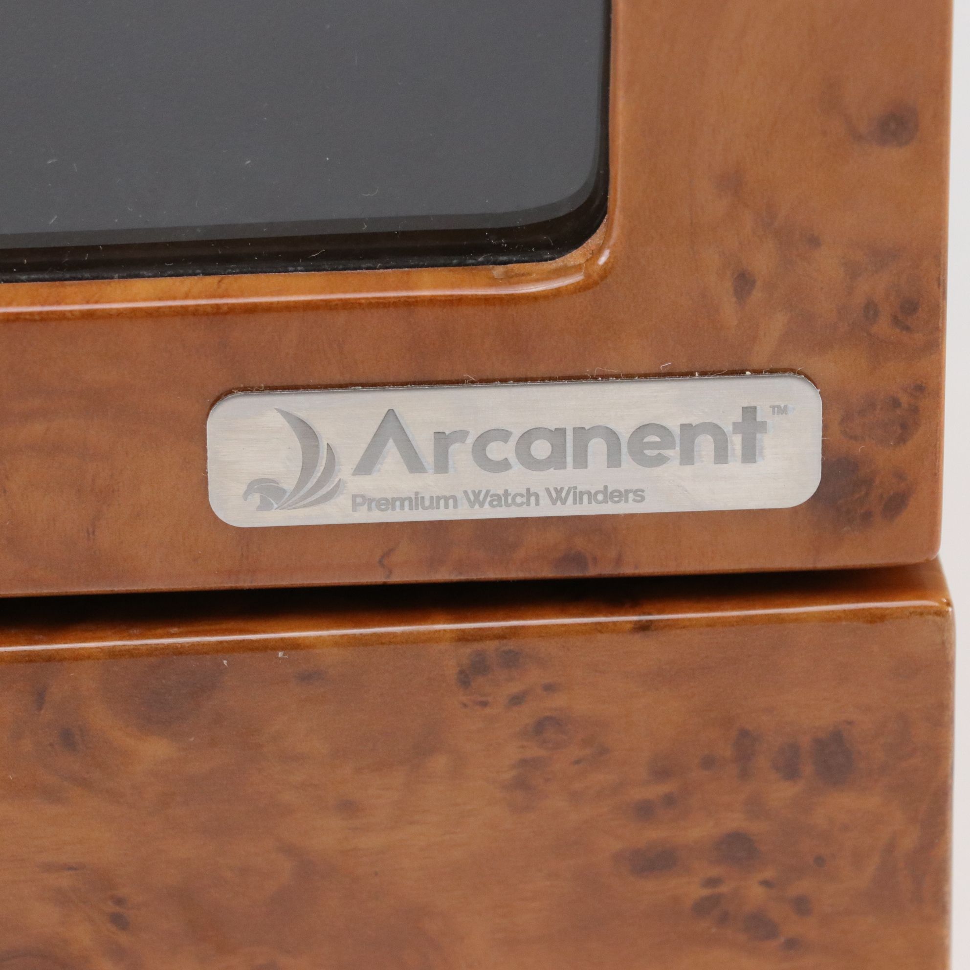 Arcanent Honey Burlwood 6-Slot Automatic Watch  Winder