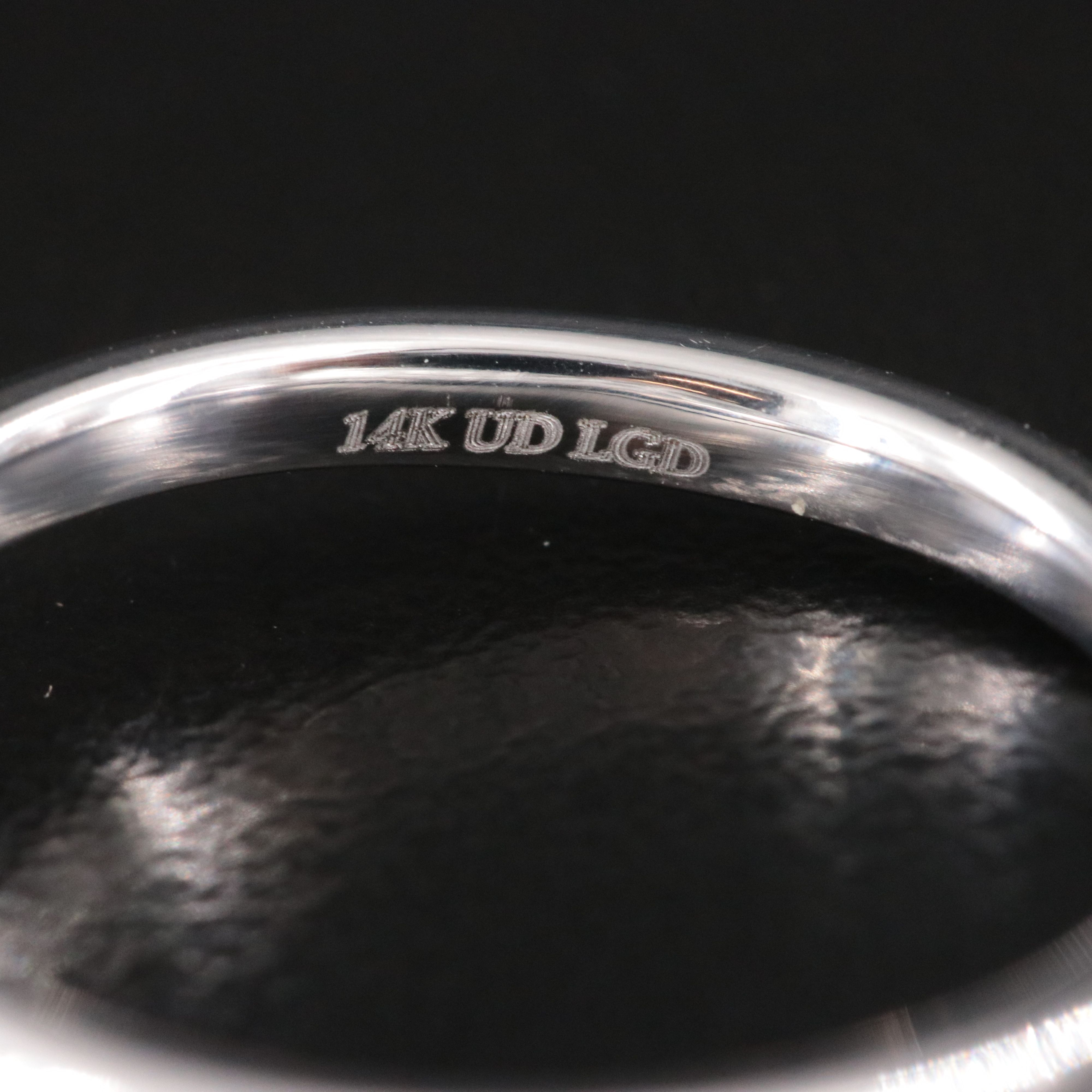 14K 1.00 CT Lab Grown Diamond Solitaire Ring with IGI Report