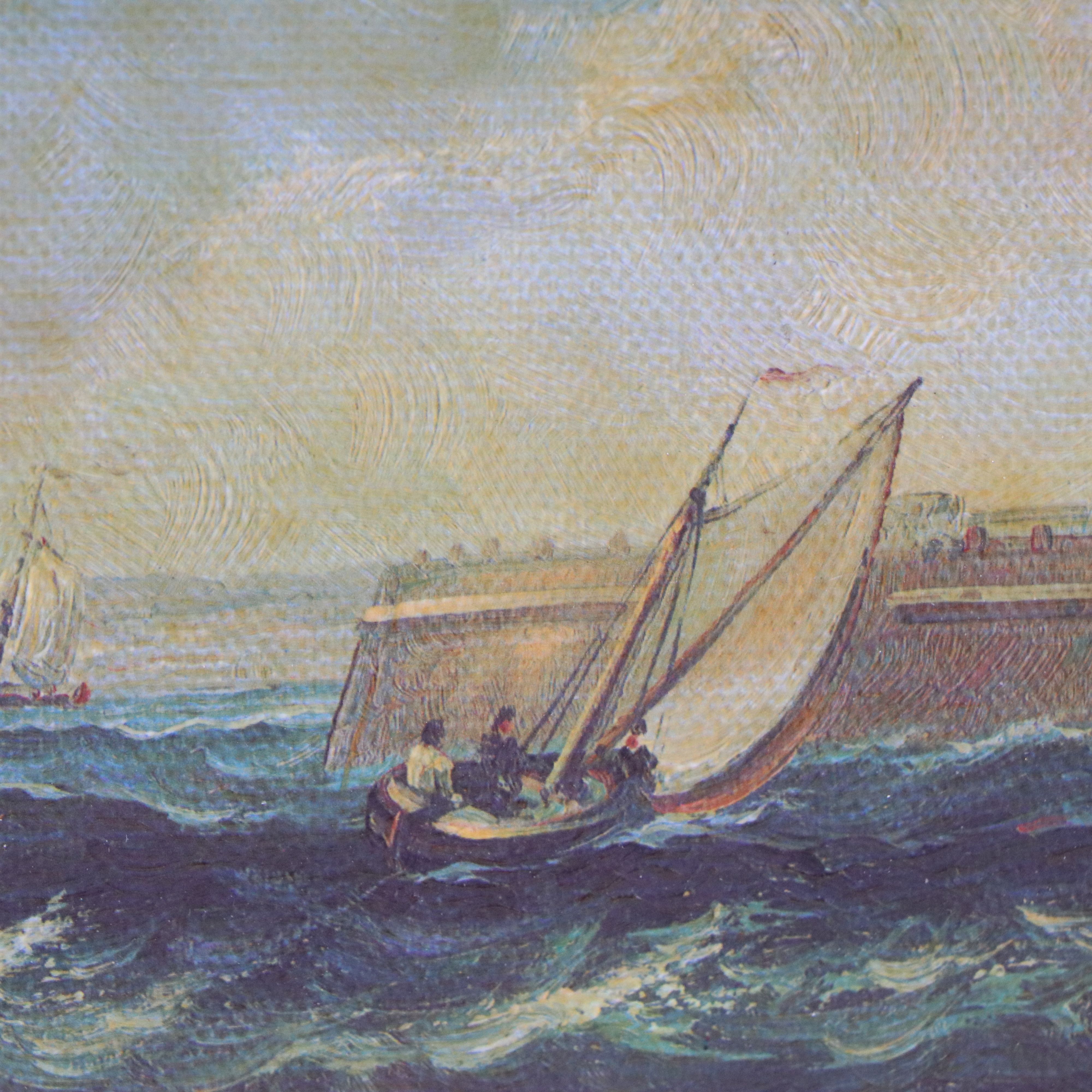 Maritime Scene Offset Lithograph After Edward William Cooke, 20th Century