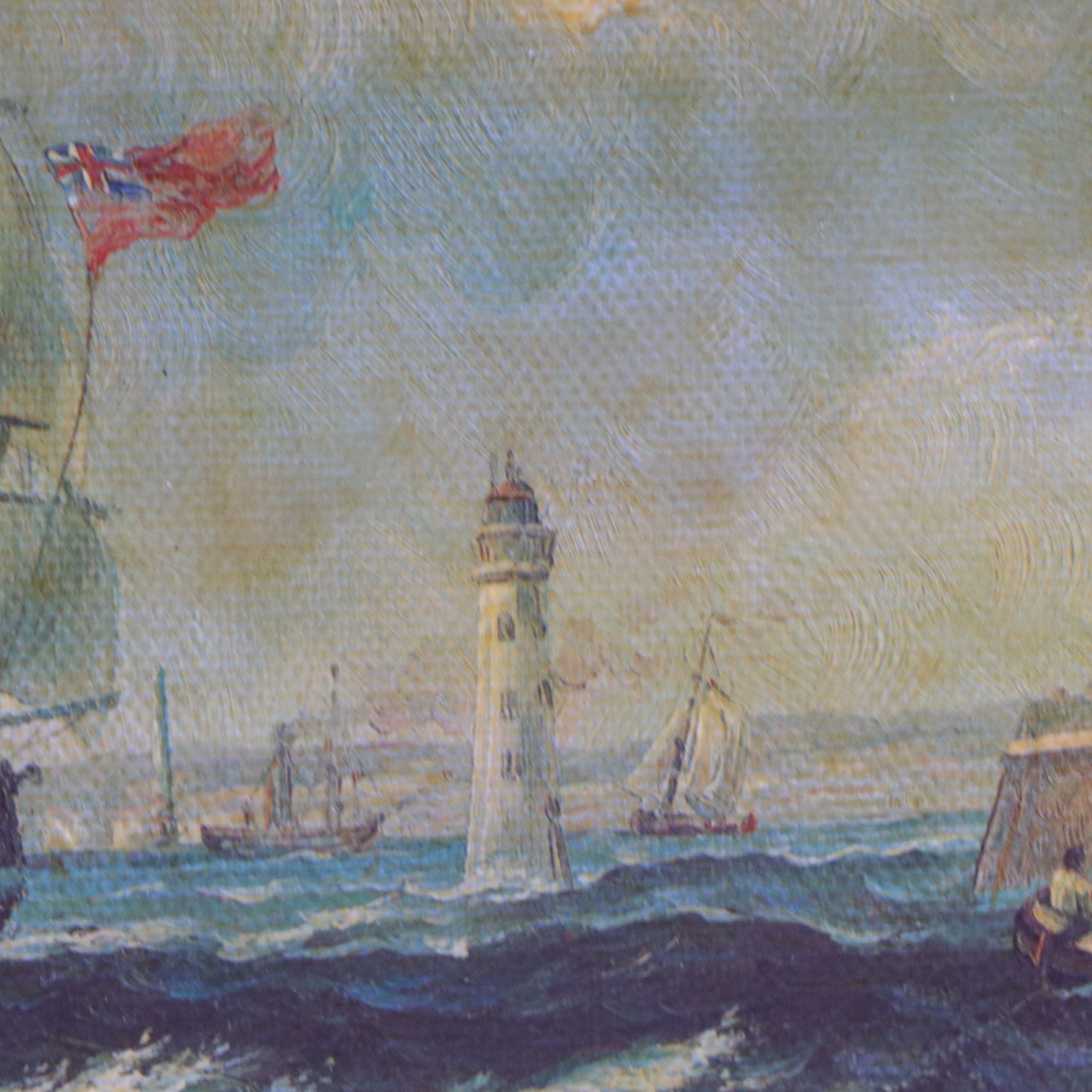Maritime Scene Offset Lithograph After Edward William Cooke, 20th Century