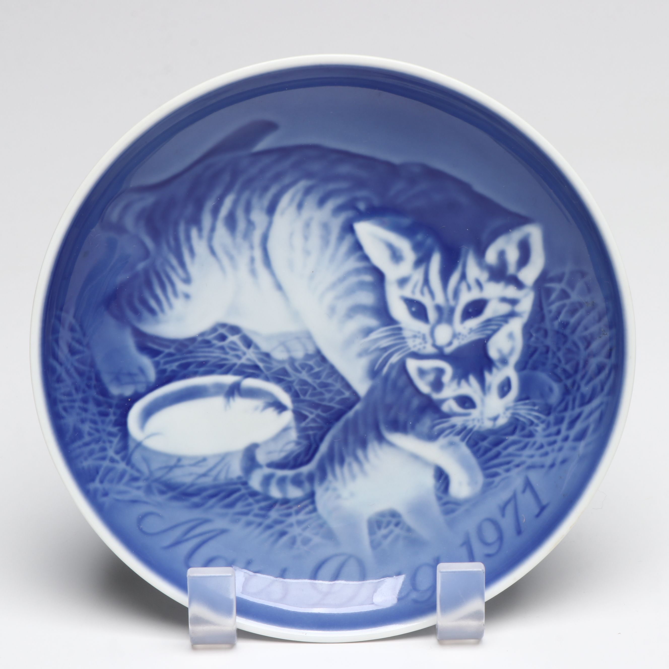 Bing & Grøndahl Porcelain Collector Plates, Medallions, and Bell, Vintage