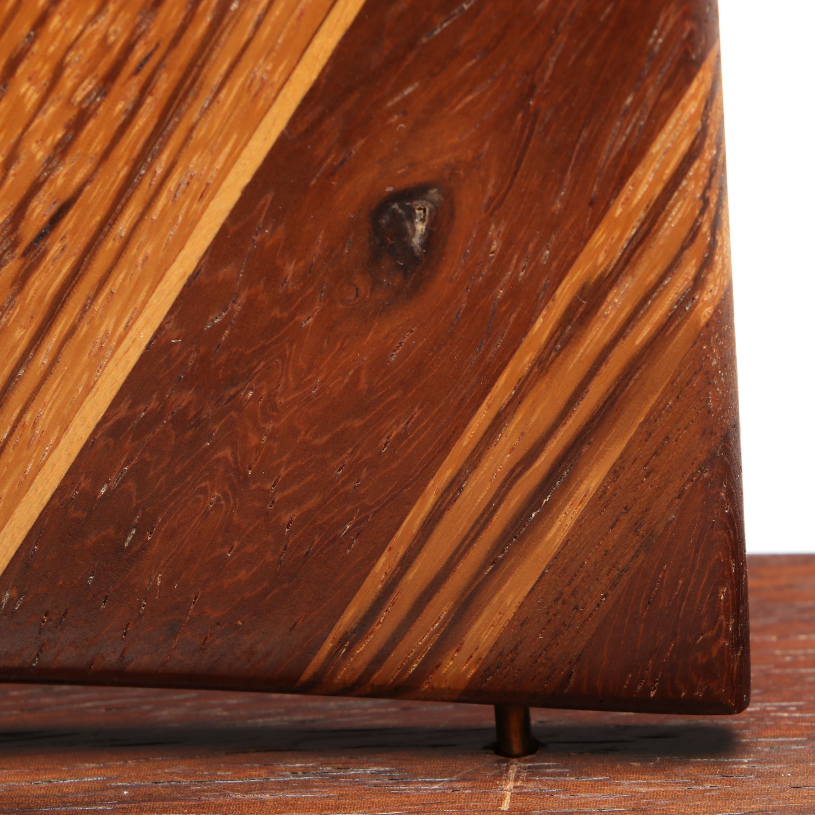 Mid Century Modern Style Handcrafted Wooden Sailboat, 20th Century