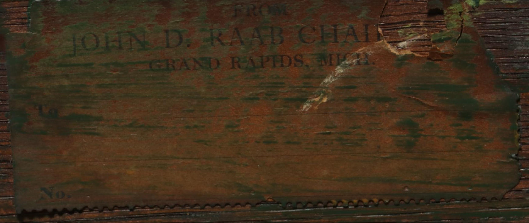 John D. Raab Chair Co. Chippendale Style Claw Foot Dining Chairs, Early 20th C.