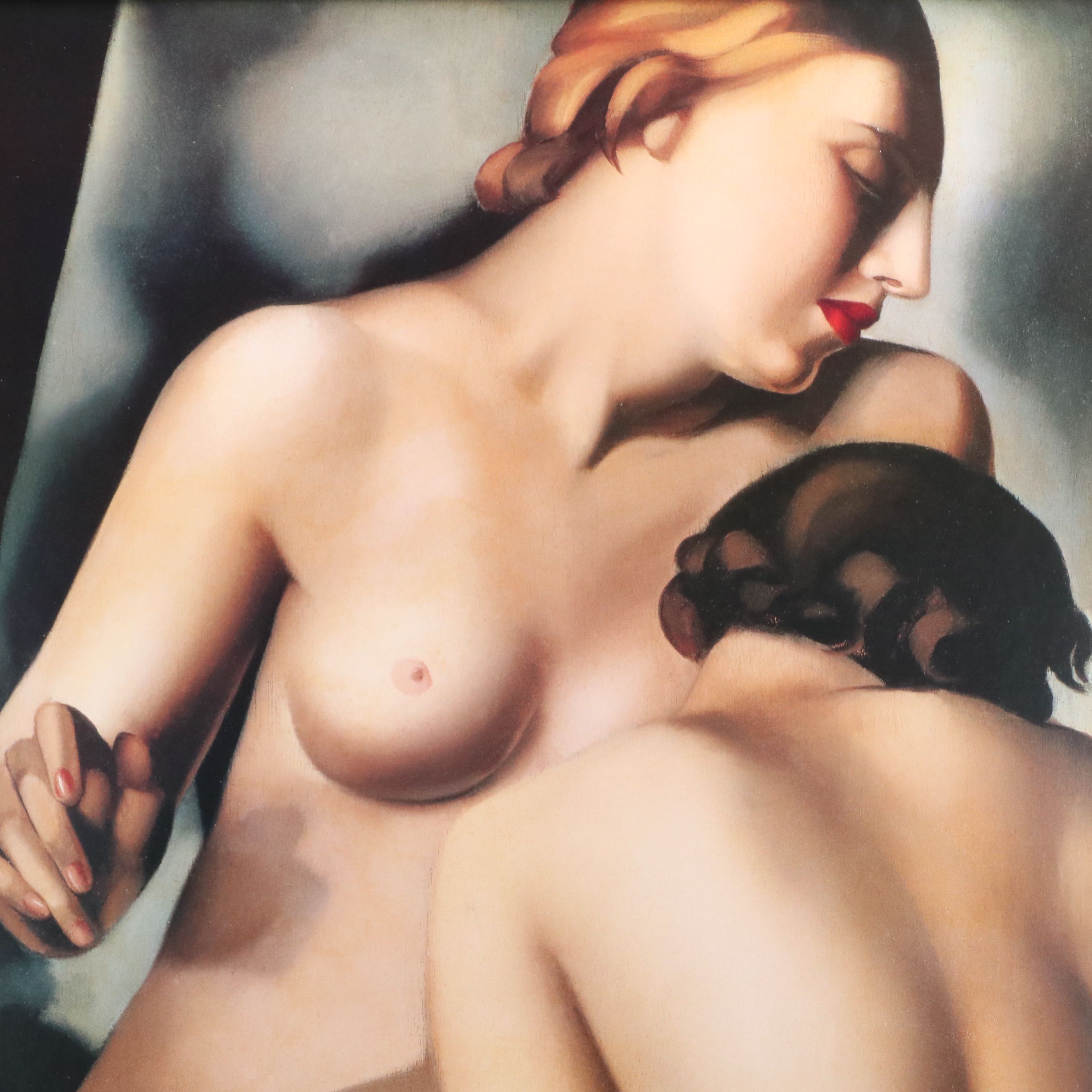 After Tamara Lempicka Offset Lithograph "Les deux amies"