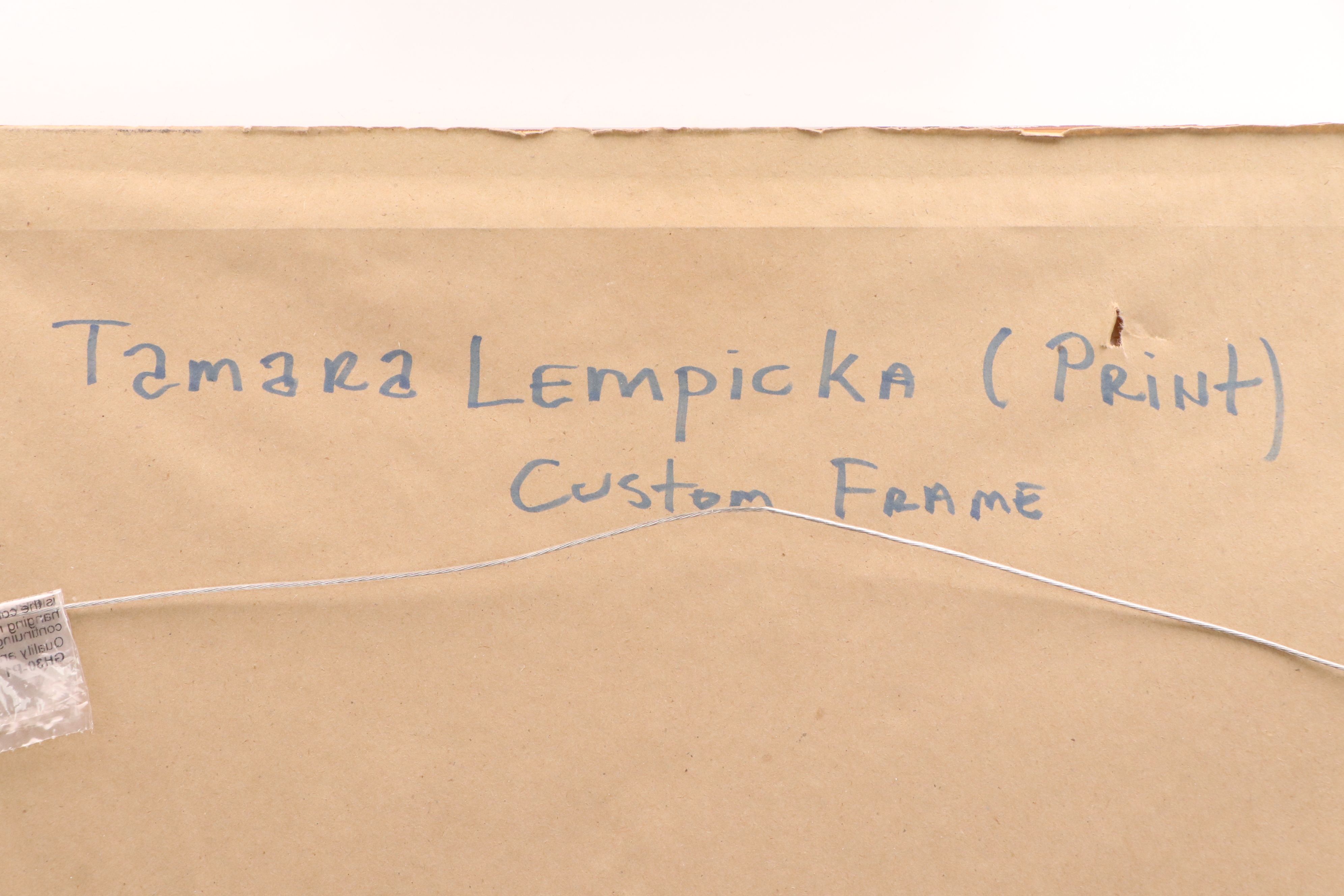 After Tamara Lempicka Offset Lithograph "Les deux amies"