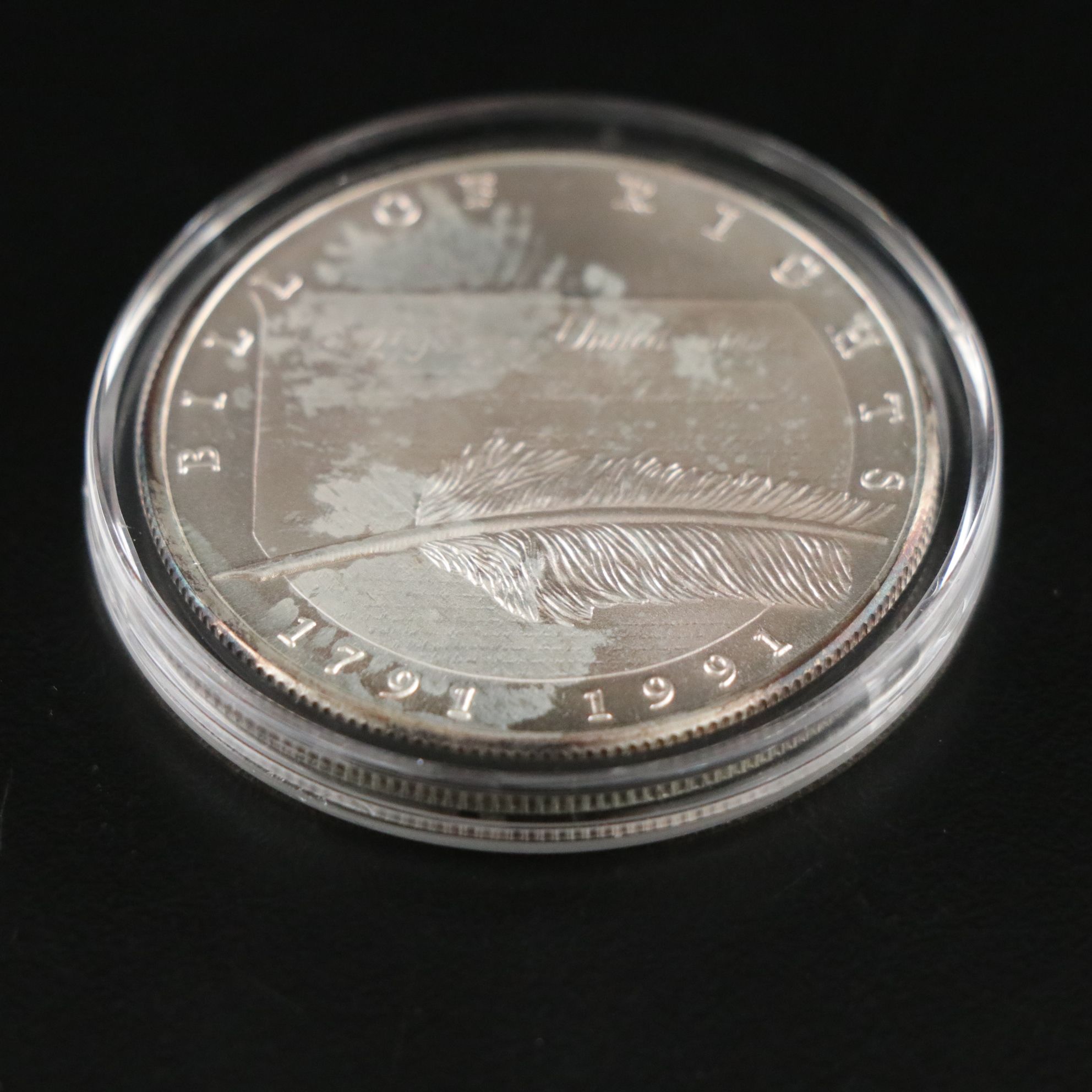 Chyrsler "Bill of Rights" Commemorative 1-Oz. Silver Coin, 1991