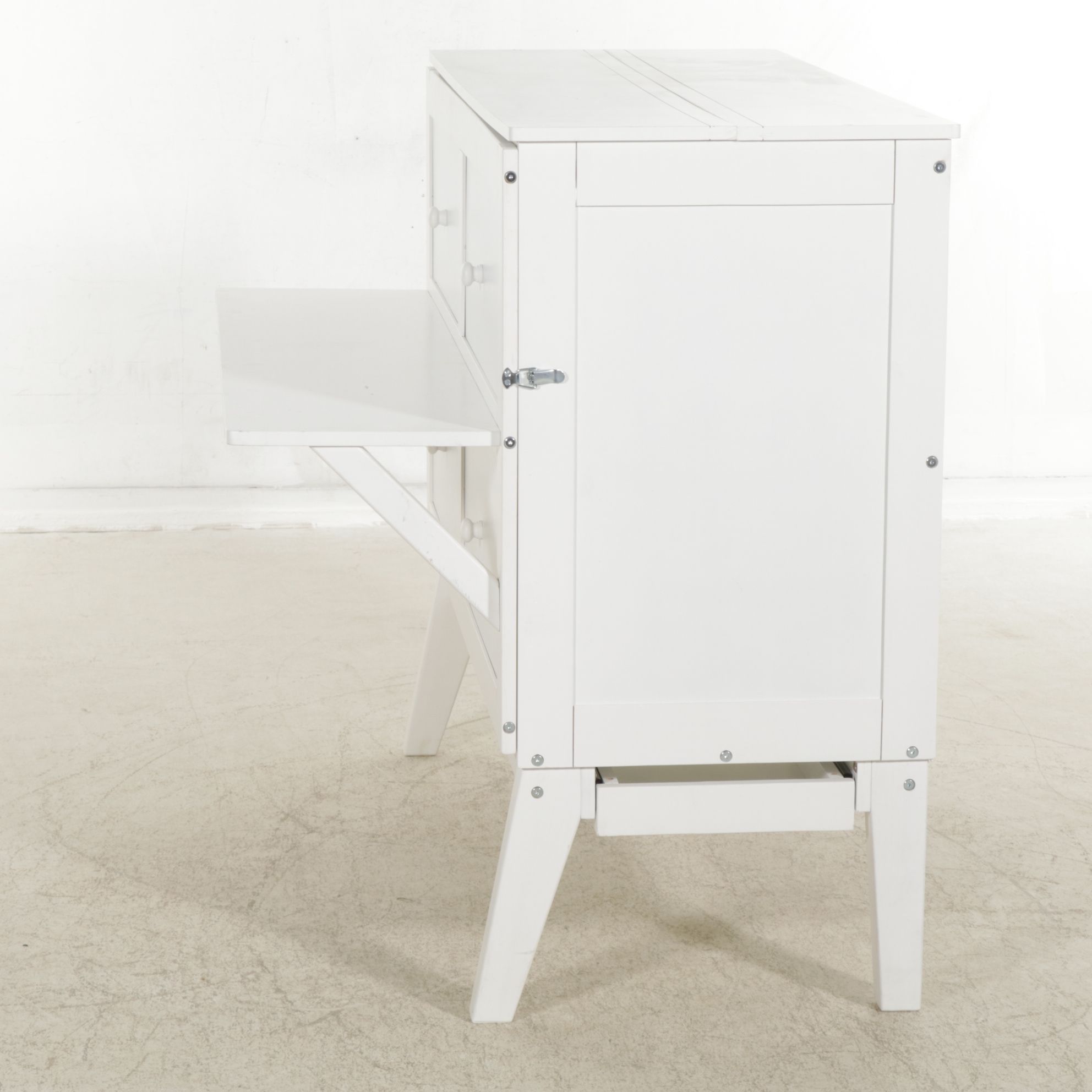 Harper & Bright Designs White Murphy Bed Cabinet