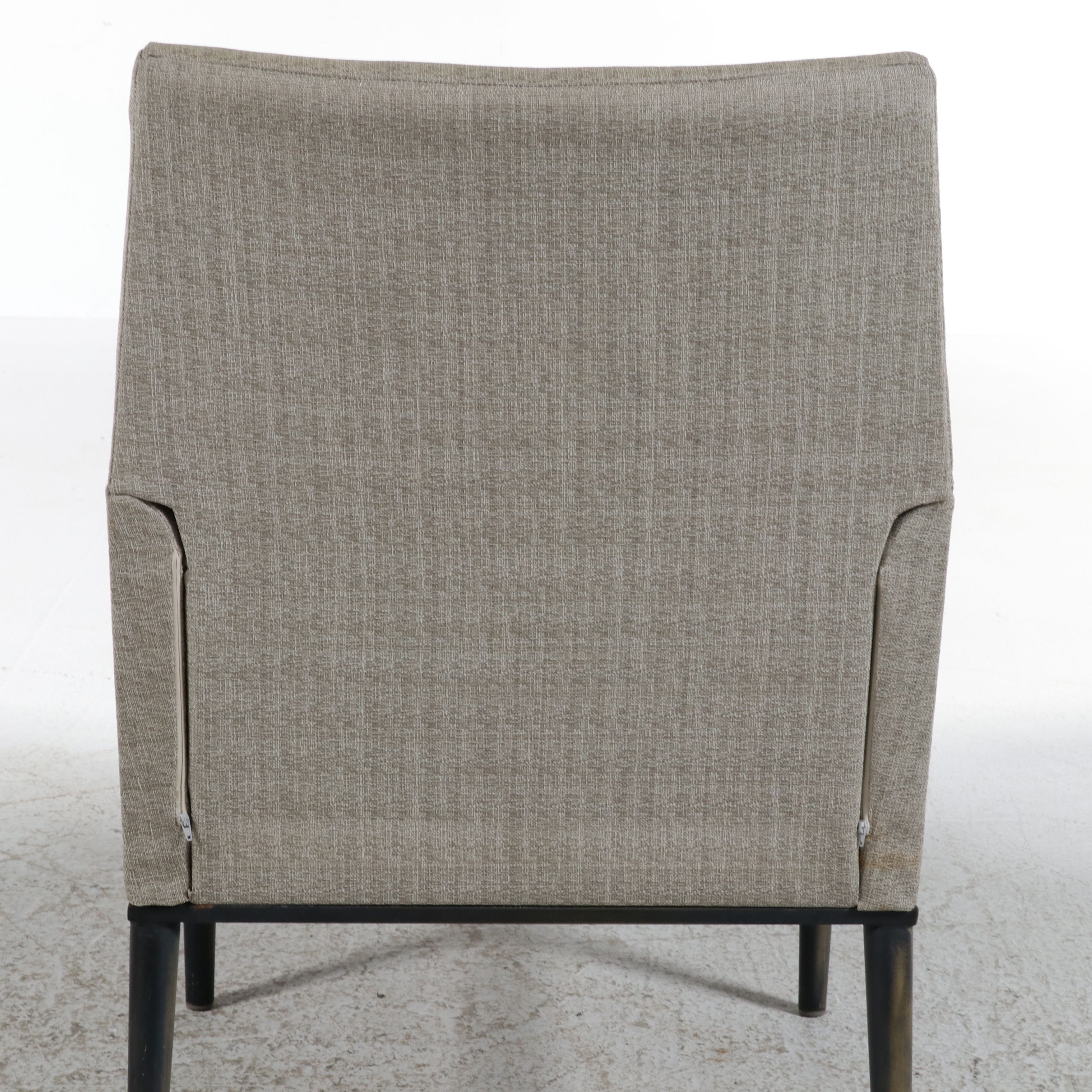 Pair of Contemporary Transitional Upholstered Armchairs