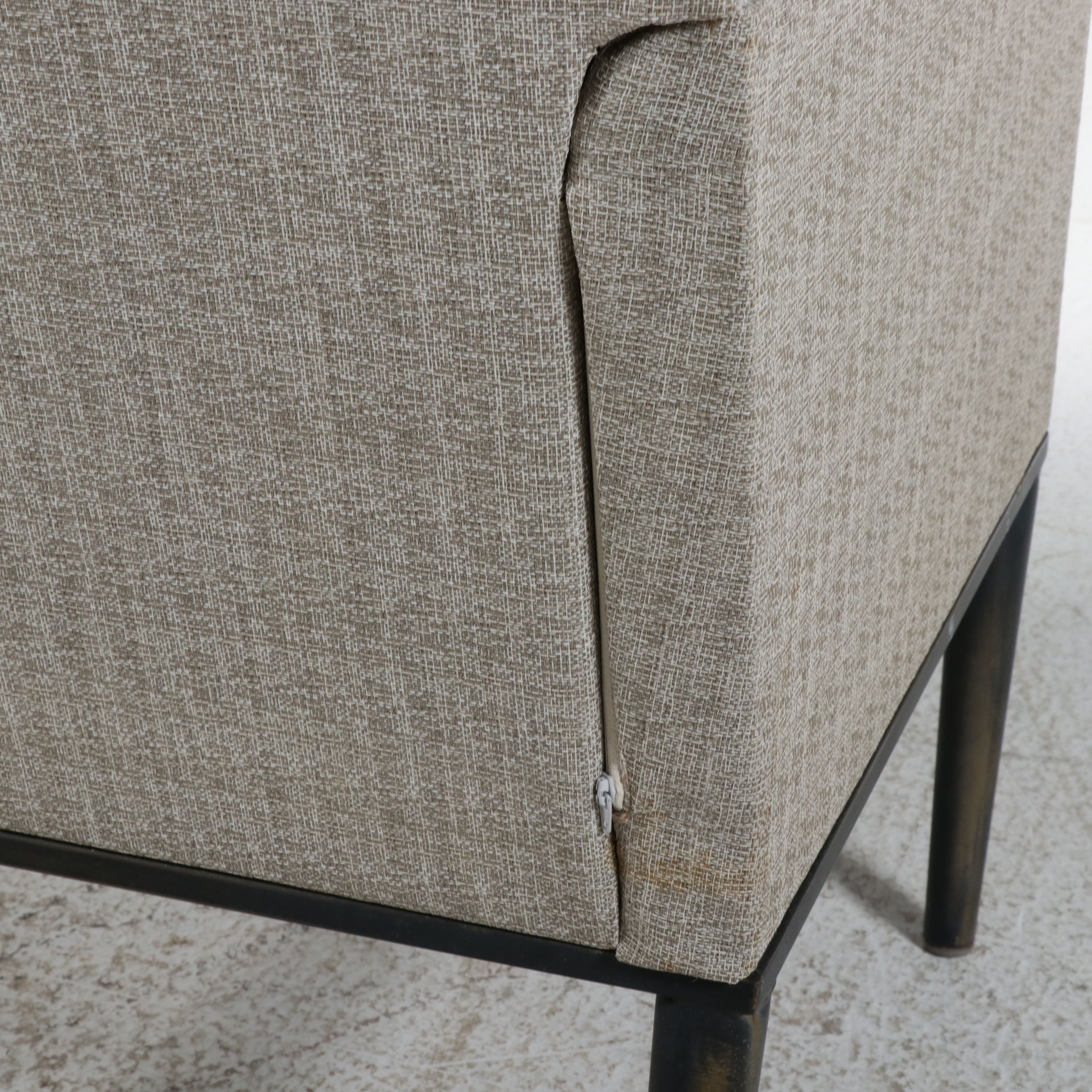 Pair of Contemporary Transitional Upholstered Armchairs