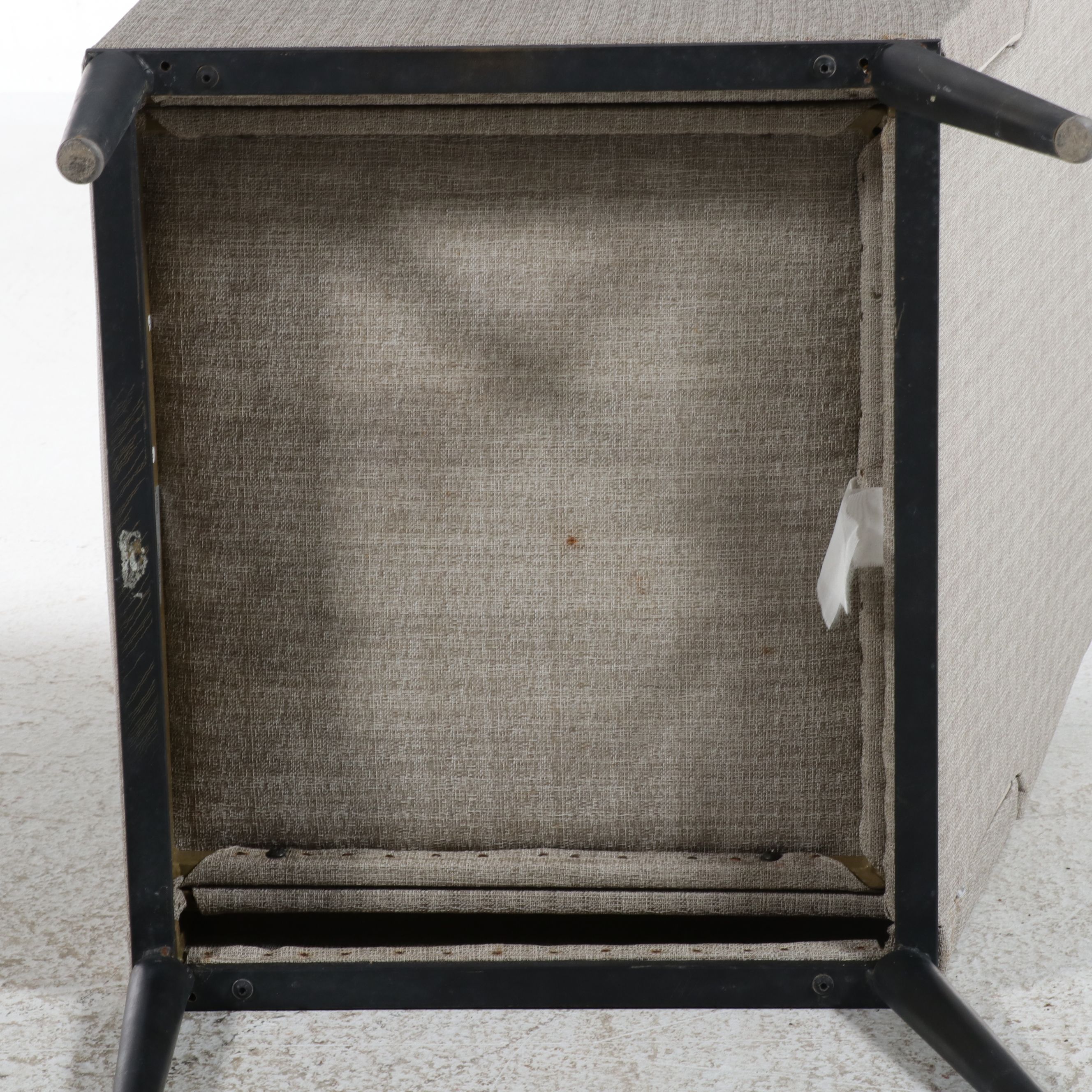 Pair of Contemporary Transitional Upholstered Armchairs