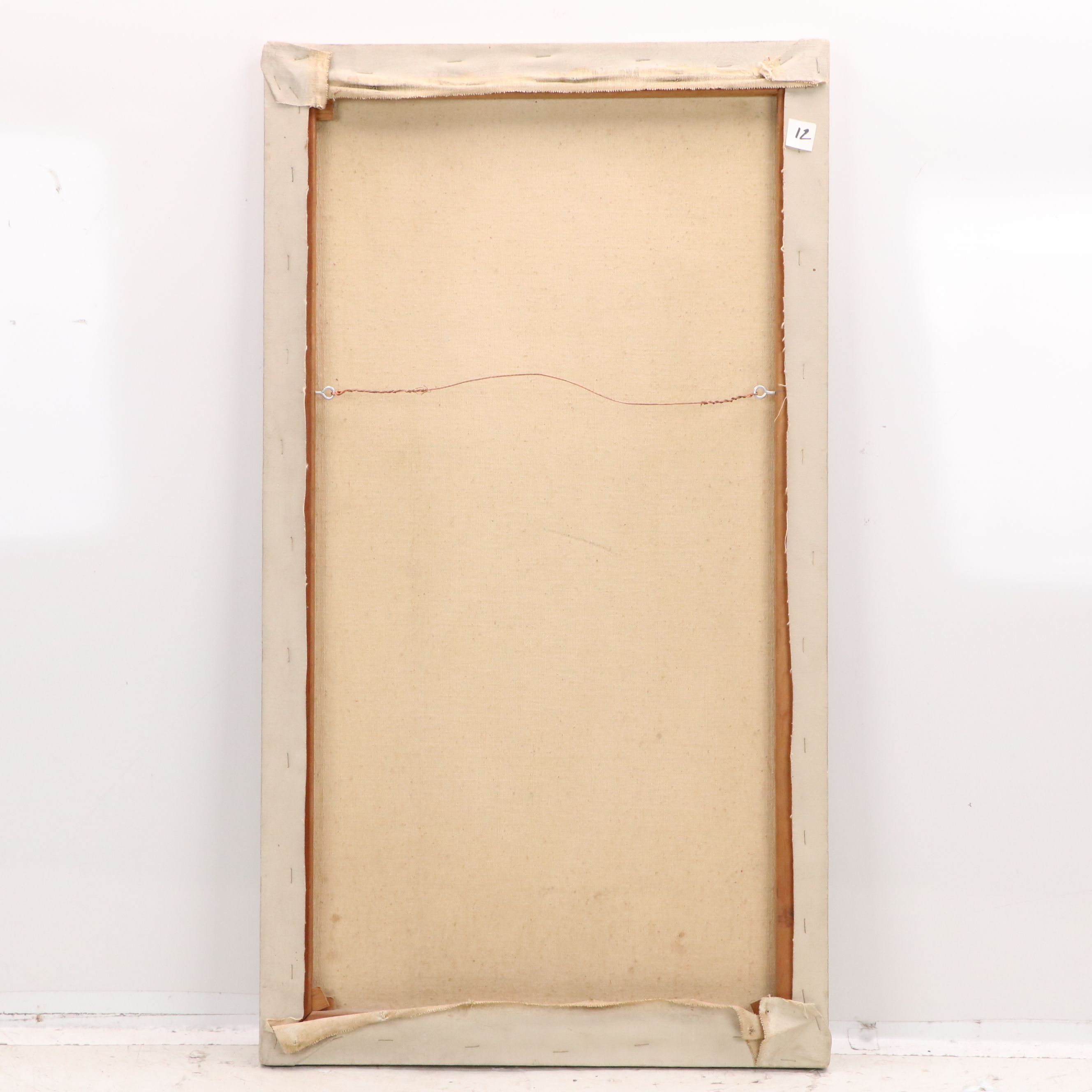 Wolf Oil Painting of Male Nude, 1962