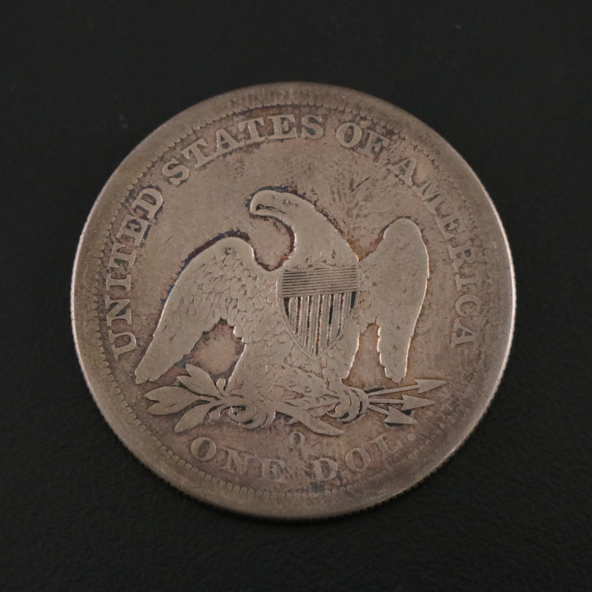 1860-O U.S. Seated Liberty Silver Dollar