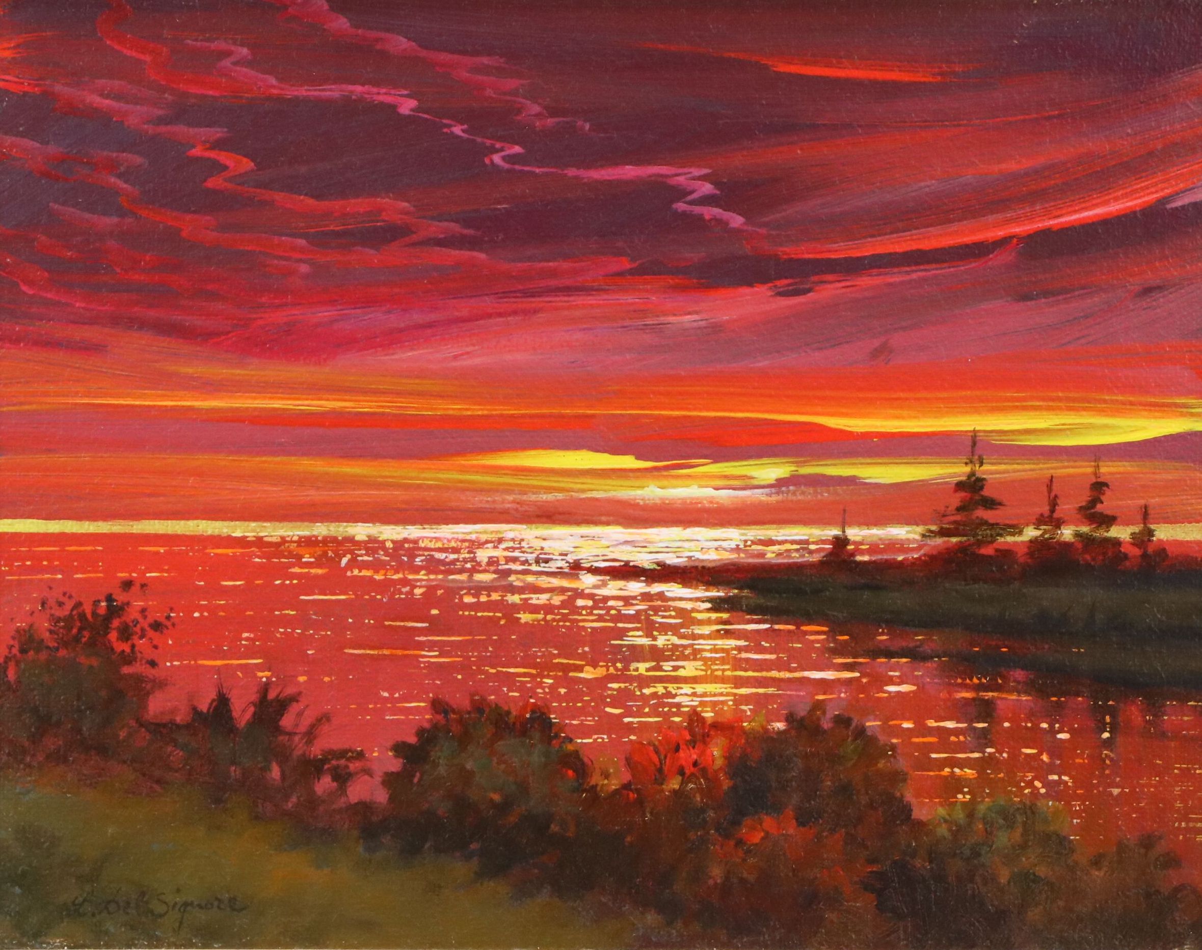 Littorio del Signore Oil Painting "Avant la Nuit"