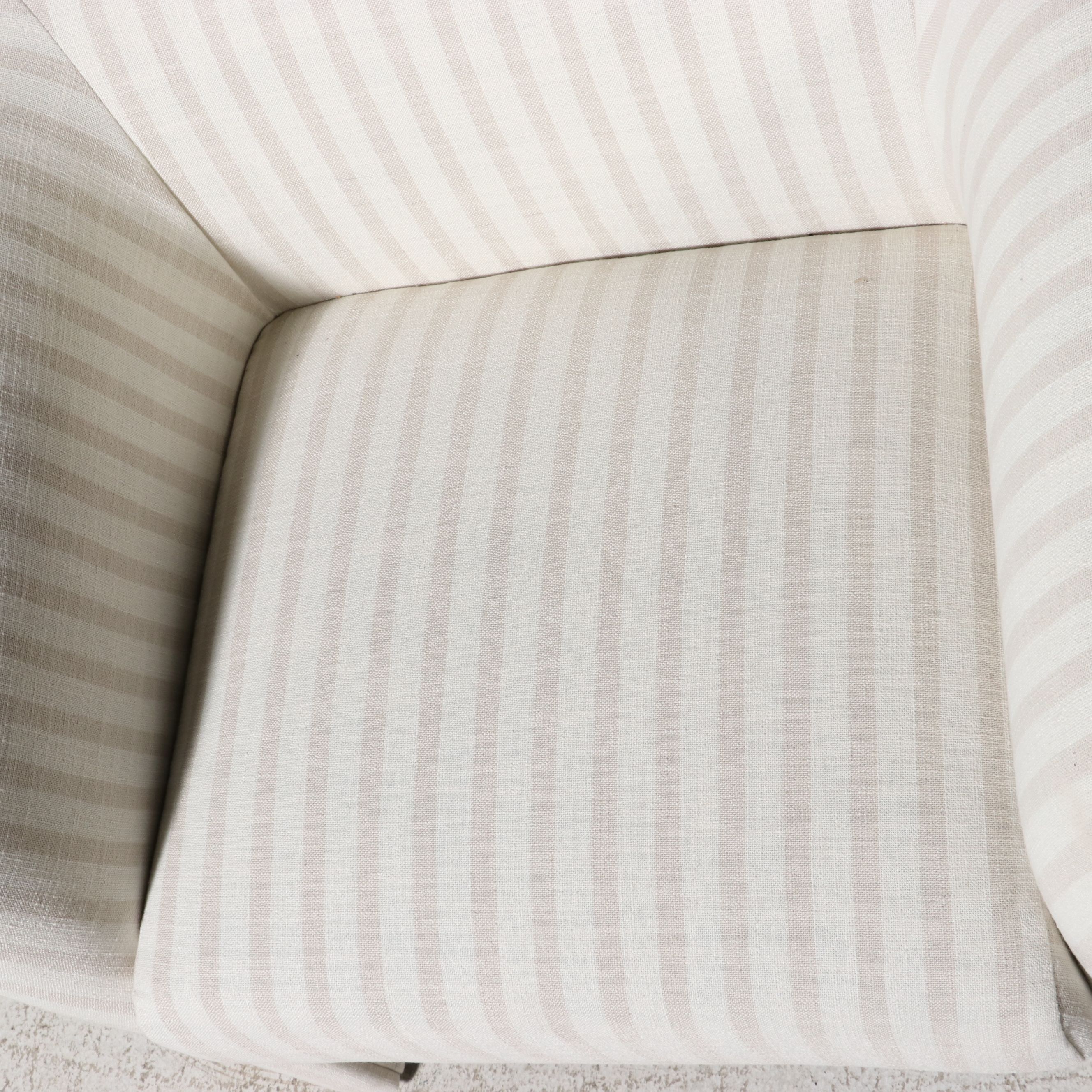 Beautiful by Drew Berry Striped Barrel Chair, 2024