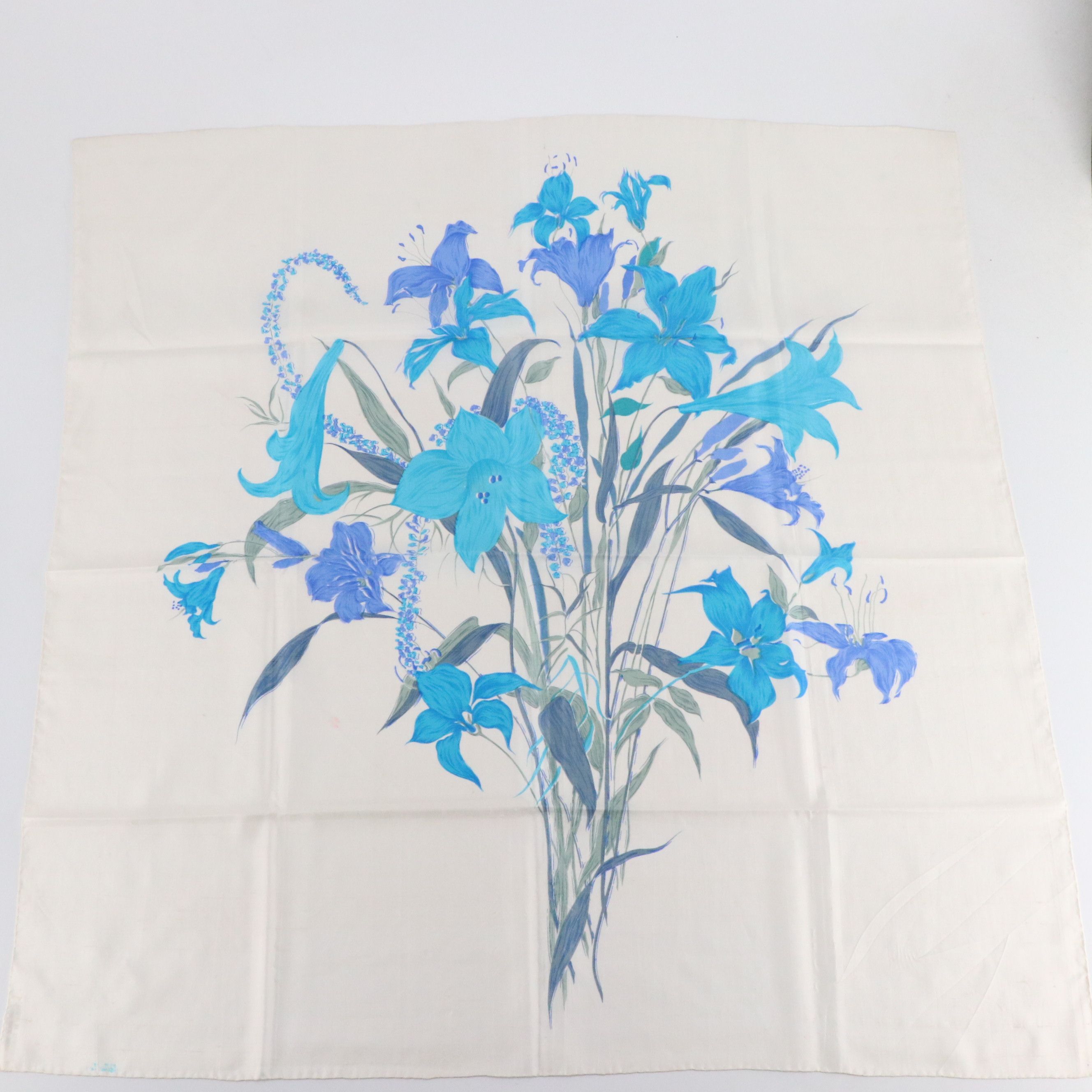 Japanese Scarves Including Gifu Silk with Other Scarves and Linens