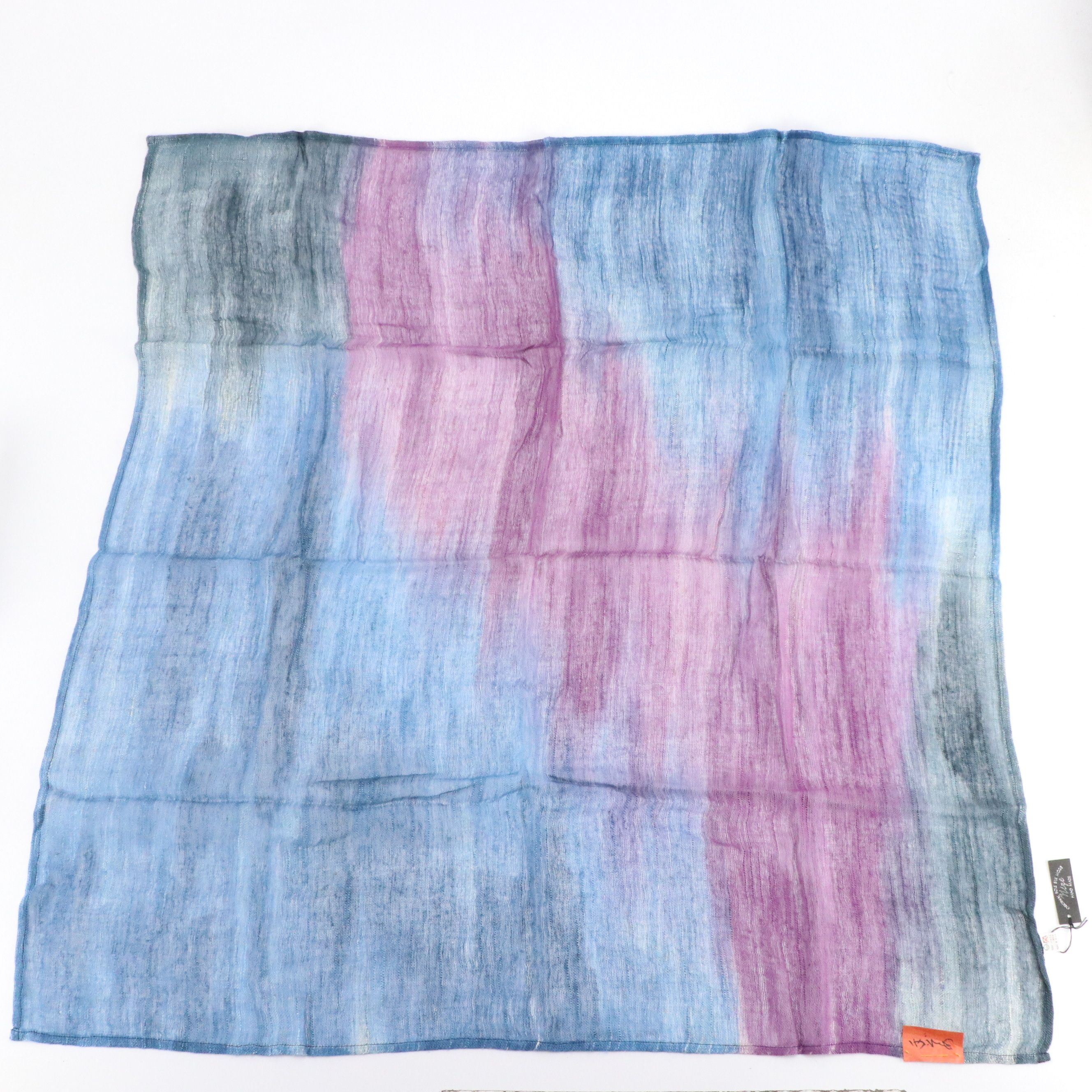 Japanese Scarves Including Gifu Silk with Other Scarves and Linens