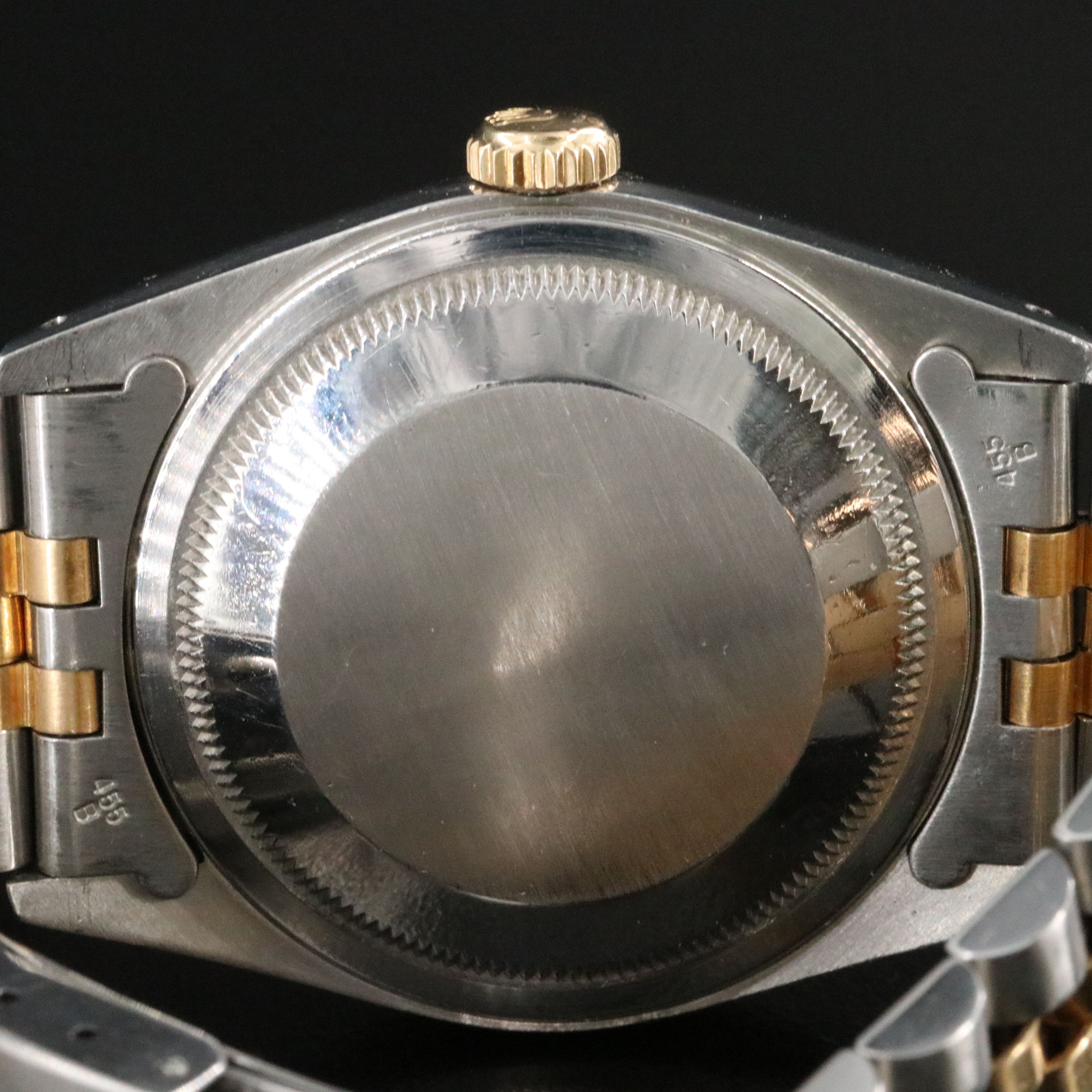 1991 Rolex Tapestry Dial Two Tone Datejust Model 16233 Watch