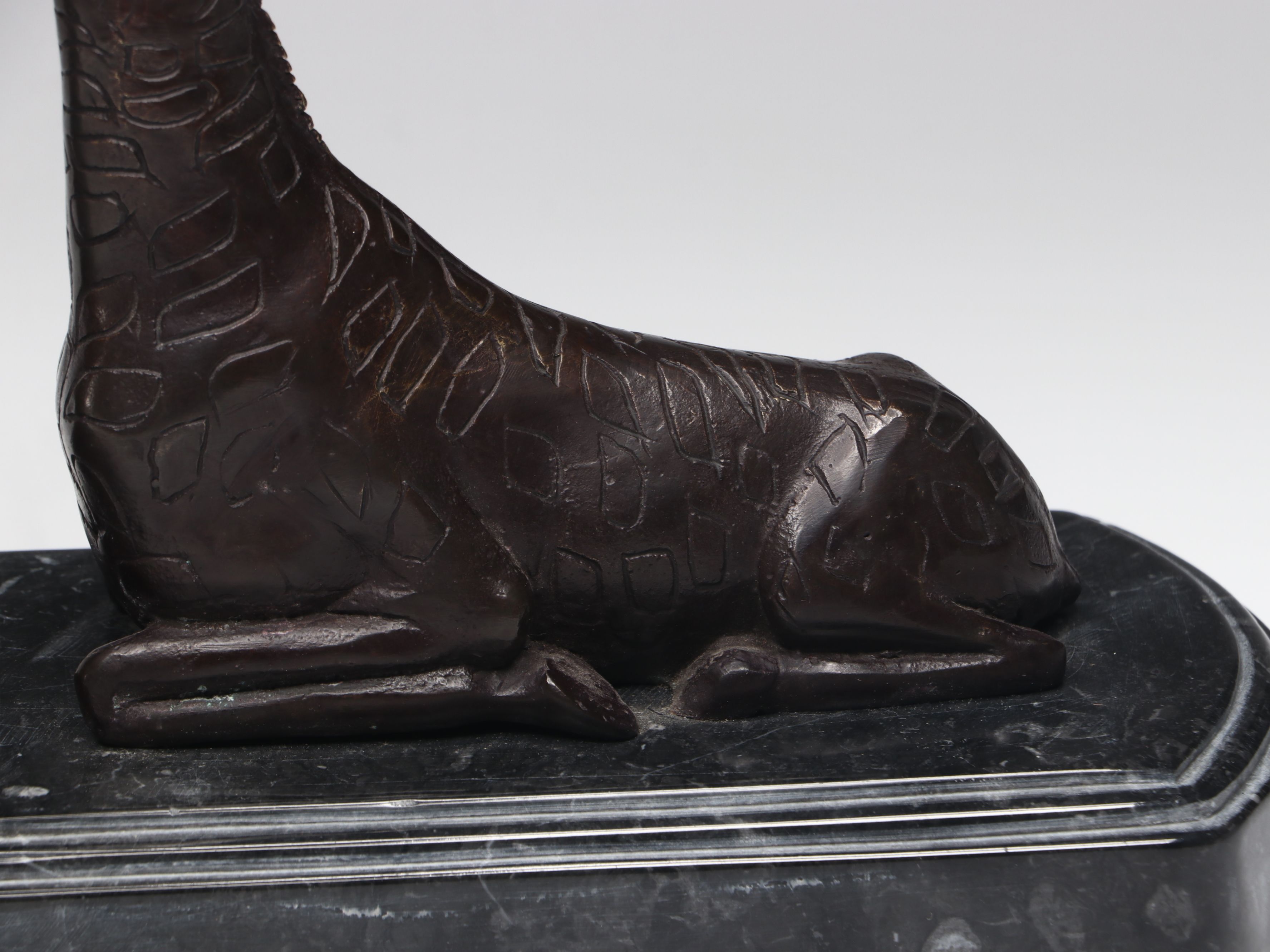 Maitland-Smith Cast Bronze Giraffe Bookends